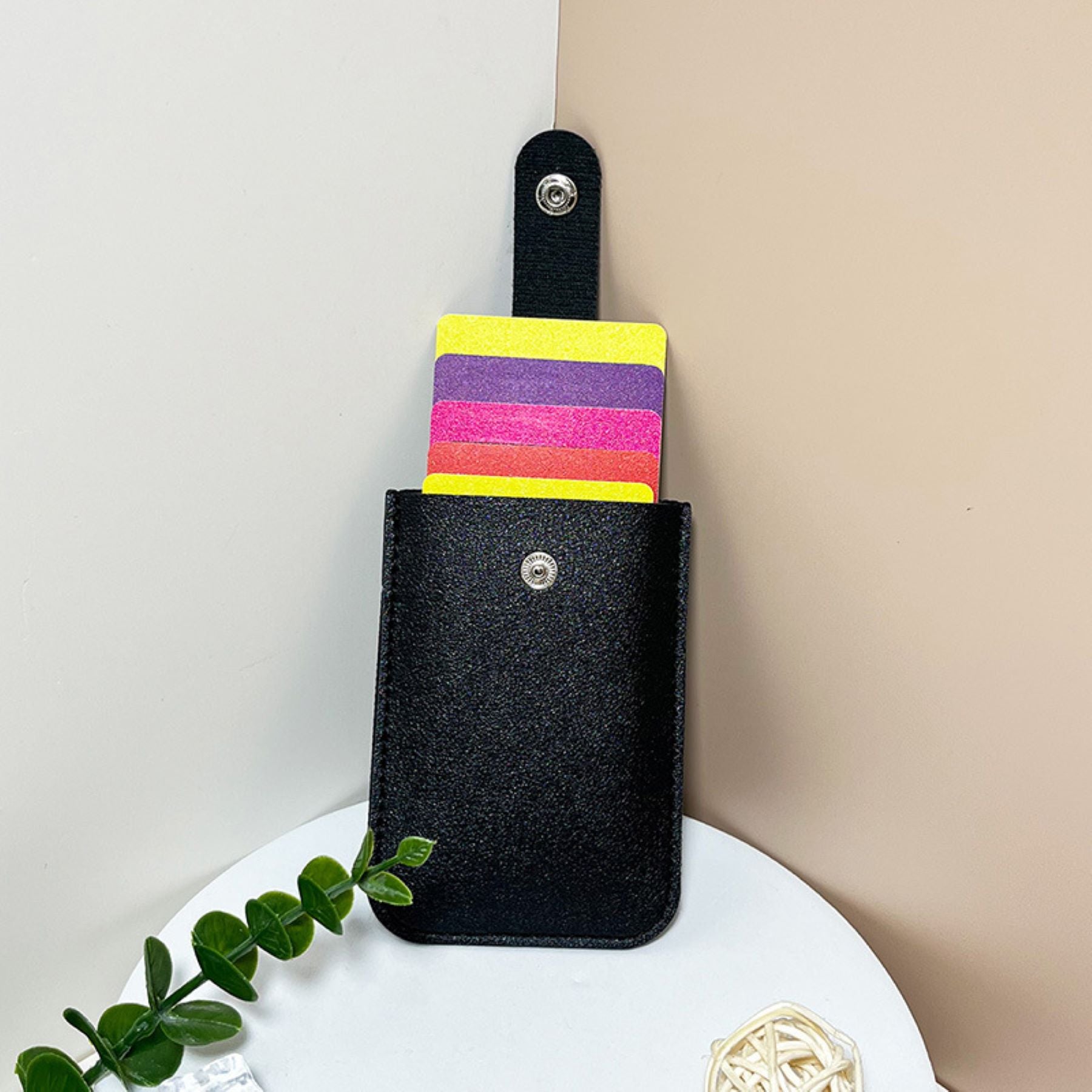 Layered Concealed Pull - out Card Holder