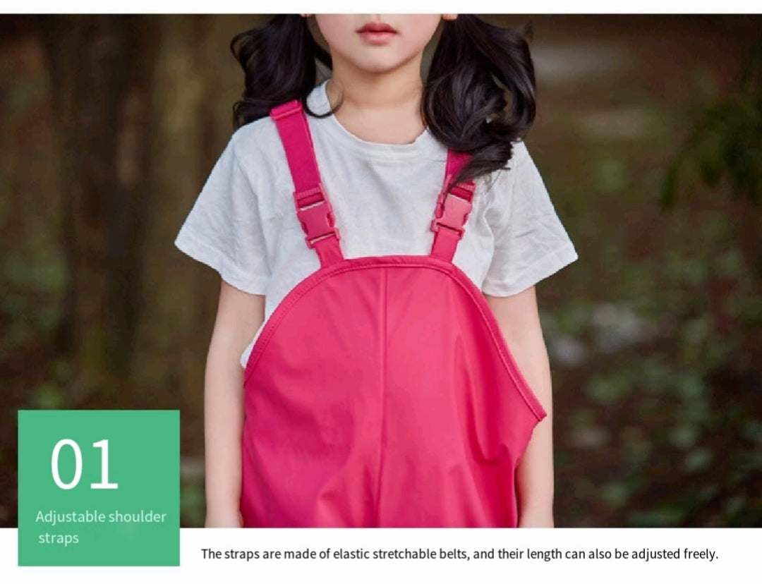 2T - 5T Kids Waterproof Overalls With Reflective Strips