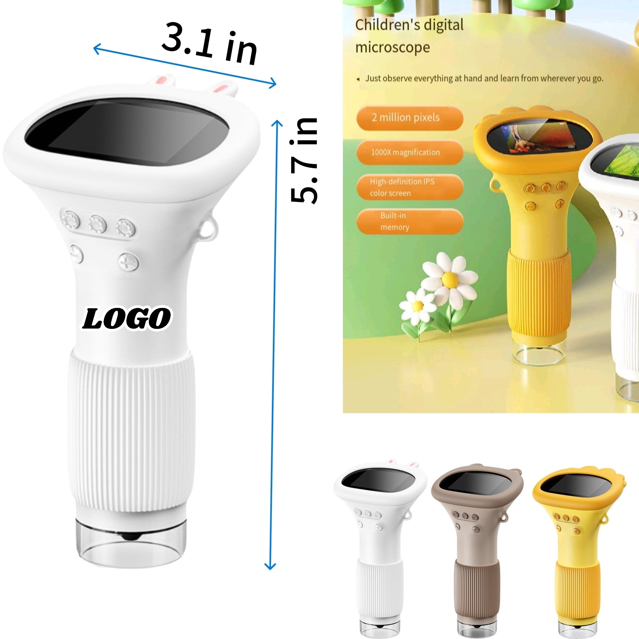 Children's Portable Optical Microscope