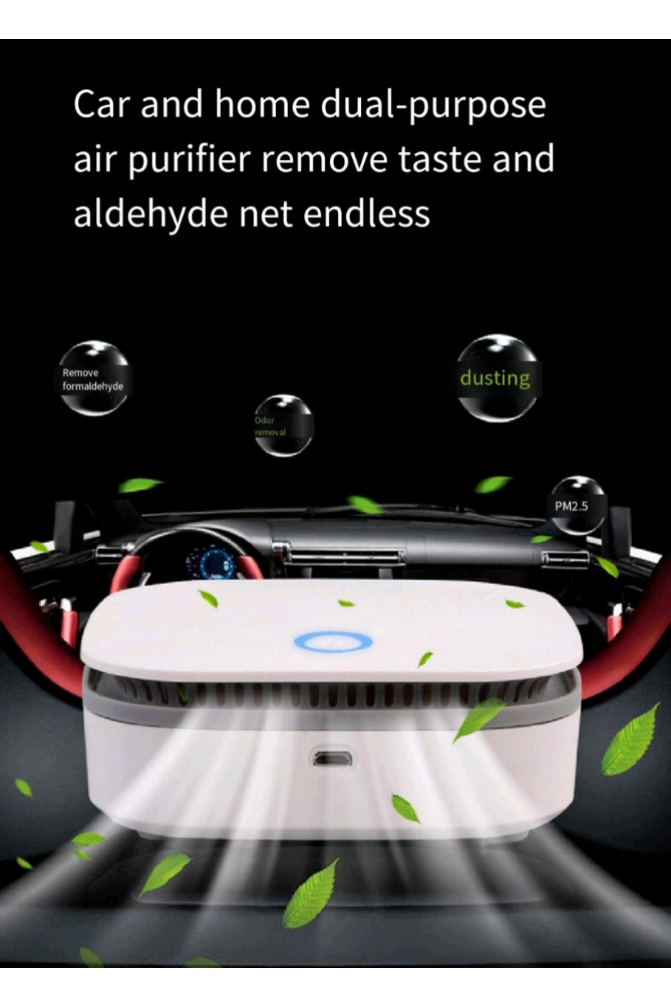 Portable Car Air Purifier For Home Use