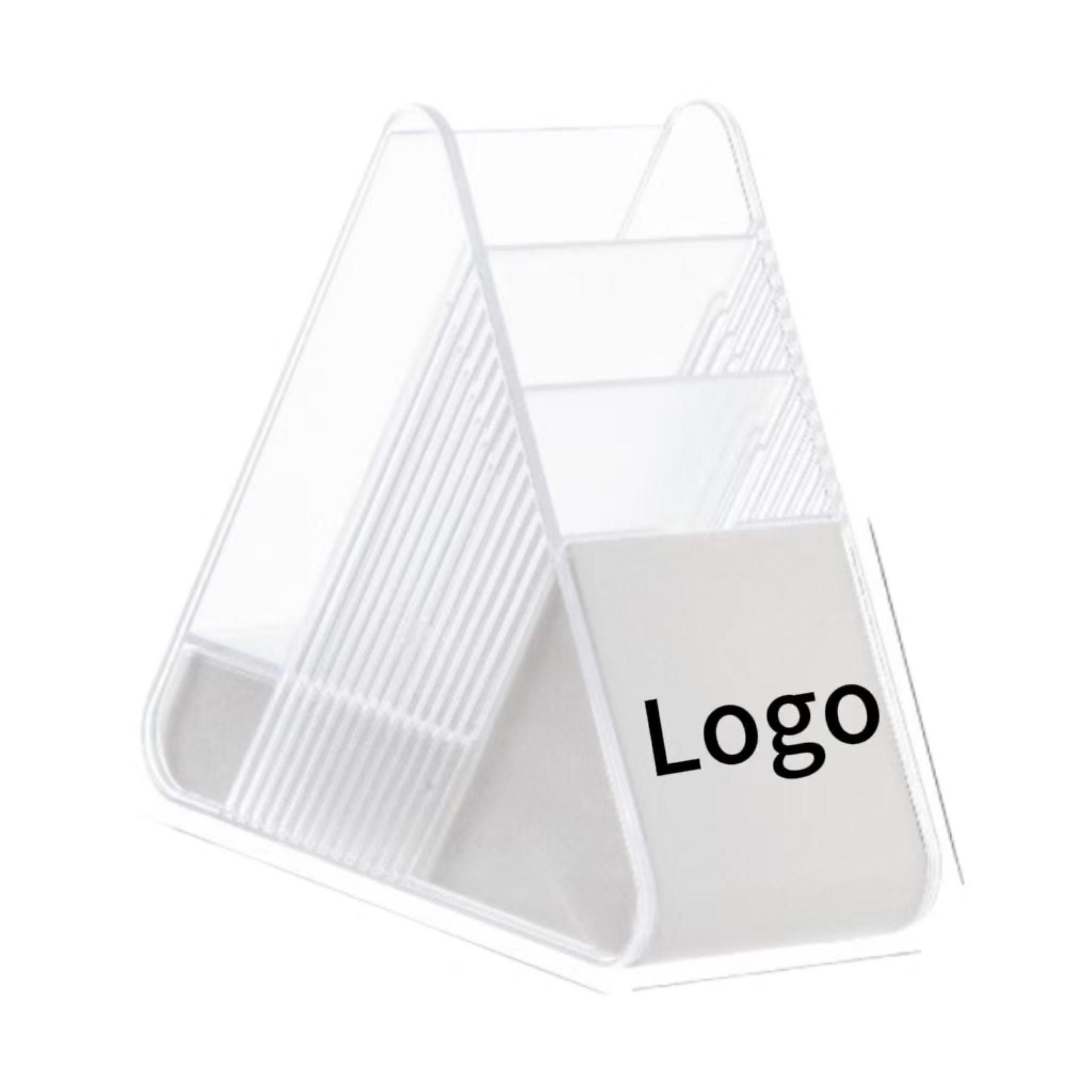 Obliquely Inserted Pen Holder Storage Box