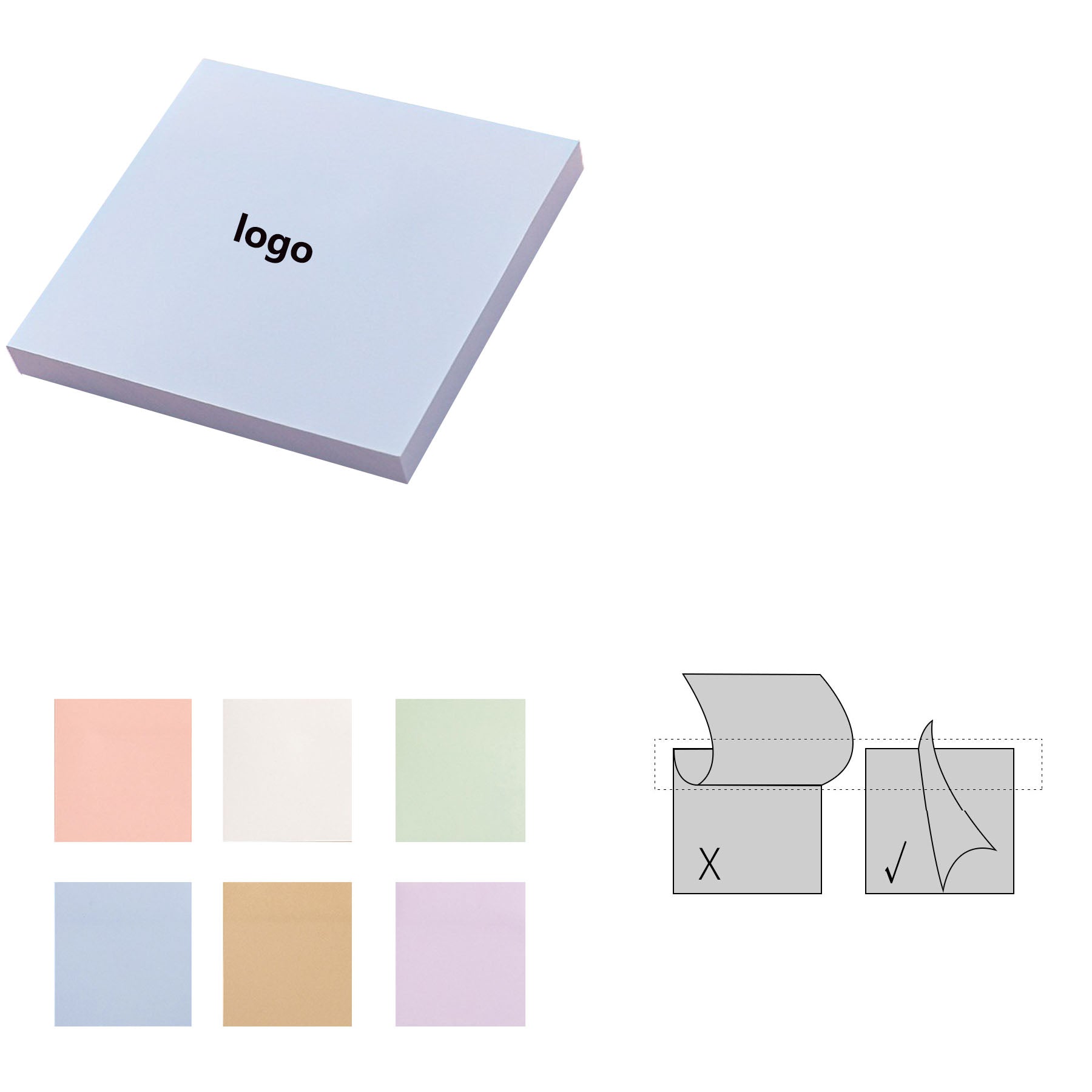 Solid Color Sticky Note