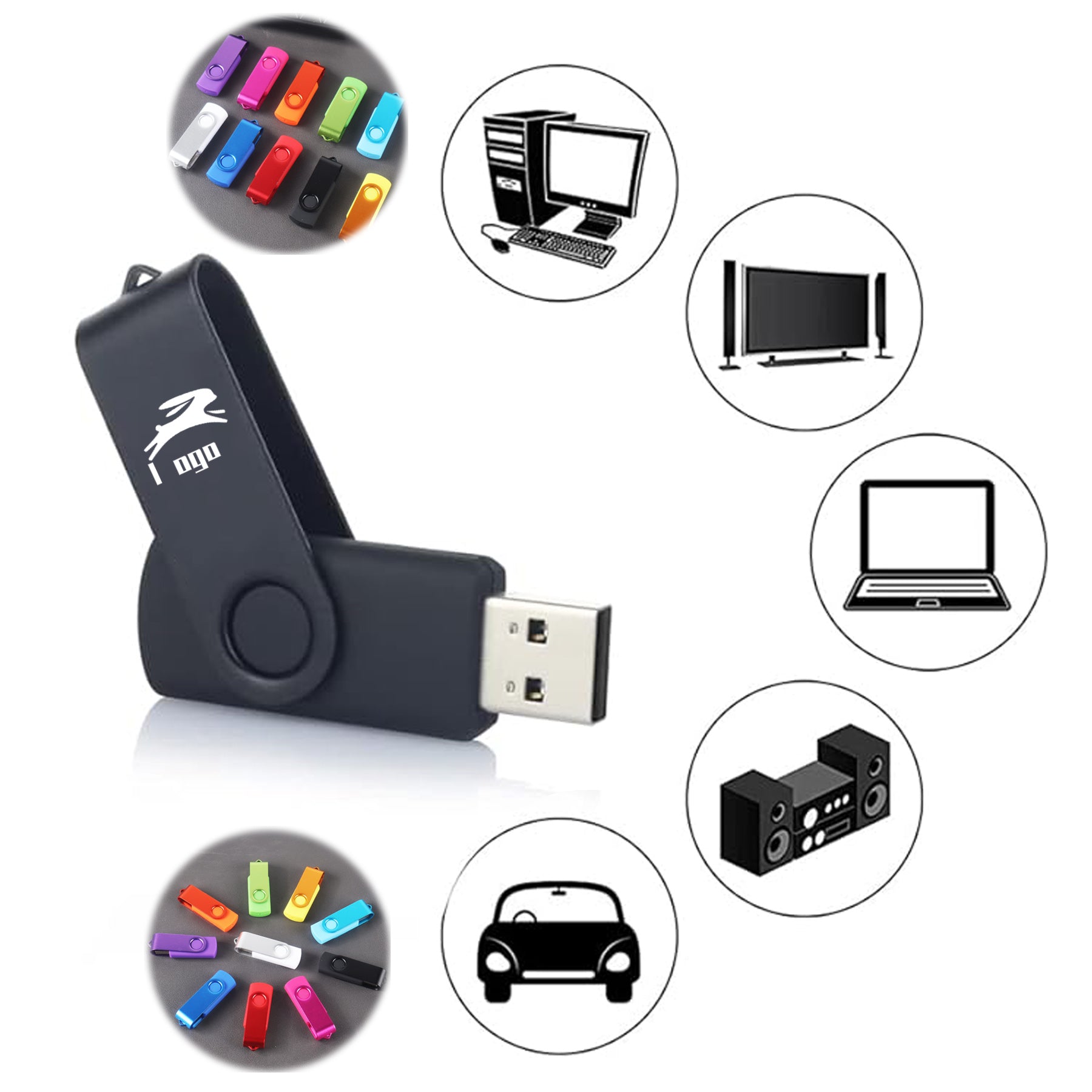8Gb Usb 2.0 Flash Drive