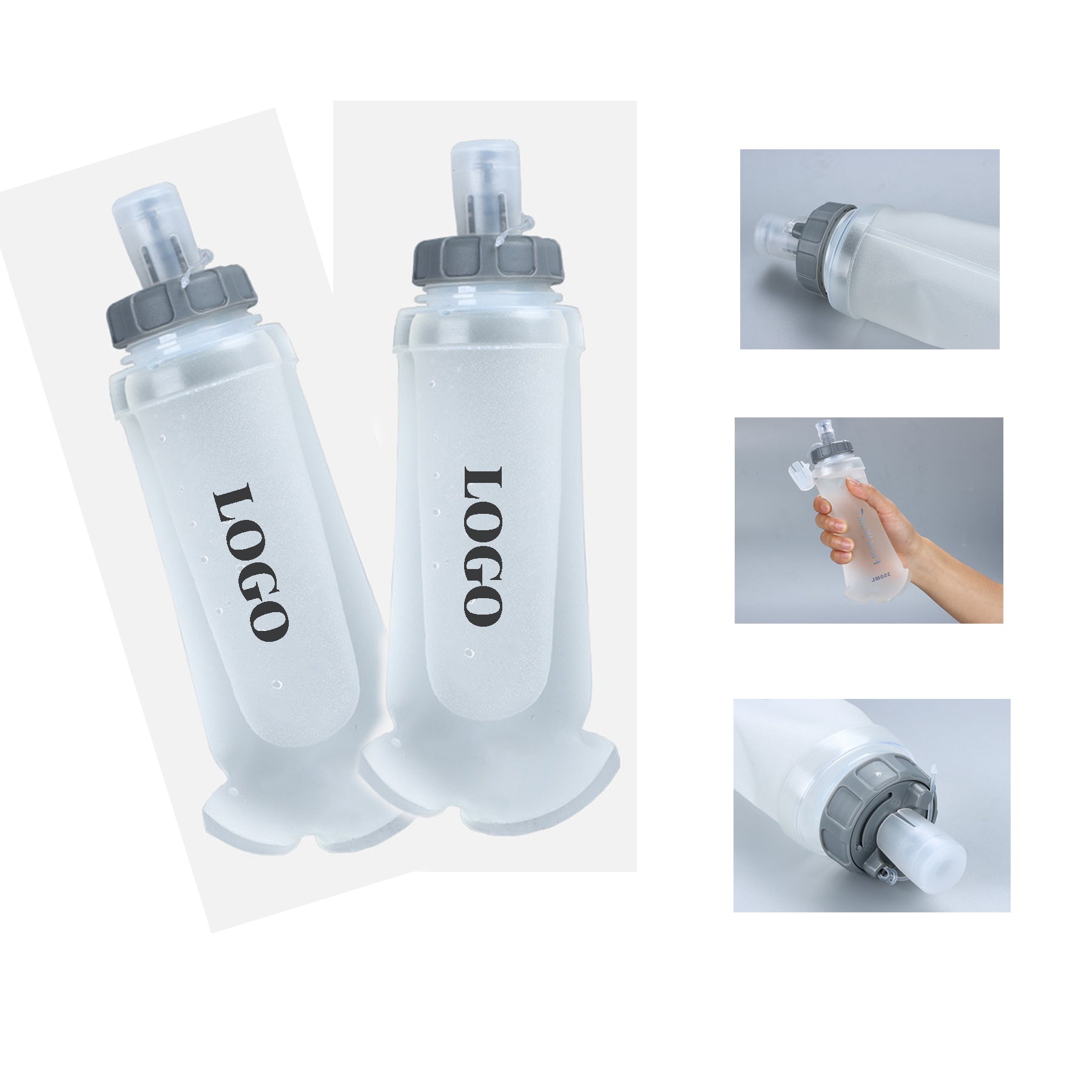 Outdoor Sports Folding Soft Water Bottle