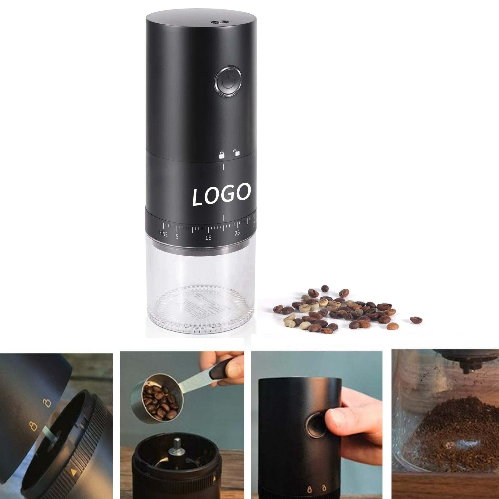 Portable Electric Coffee Grinder