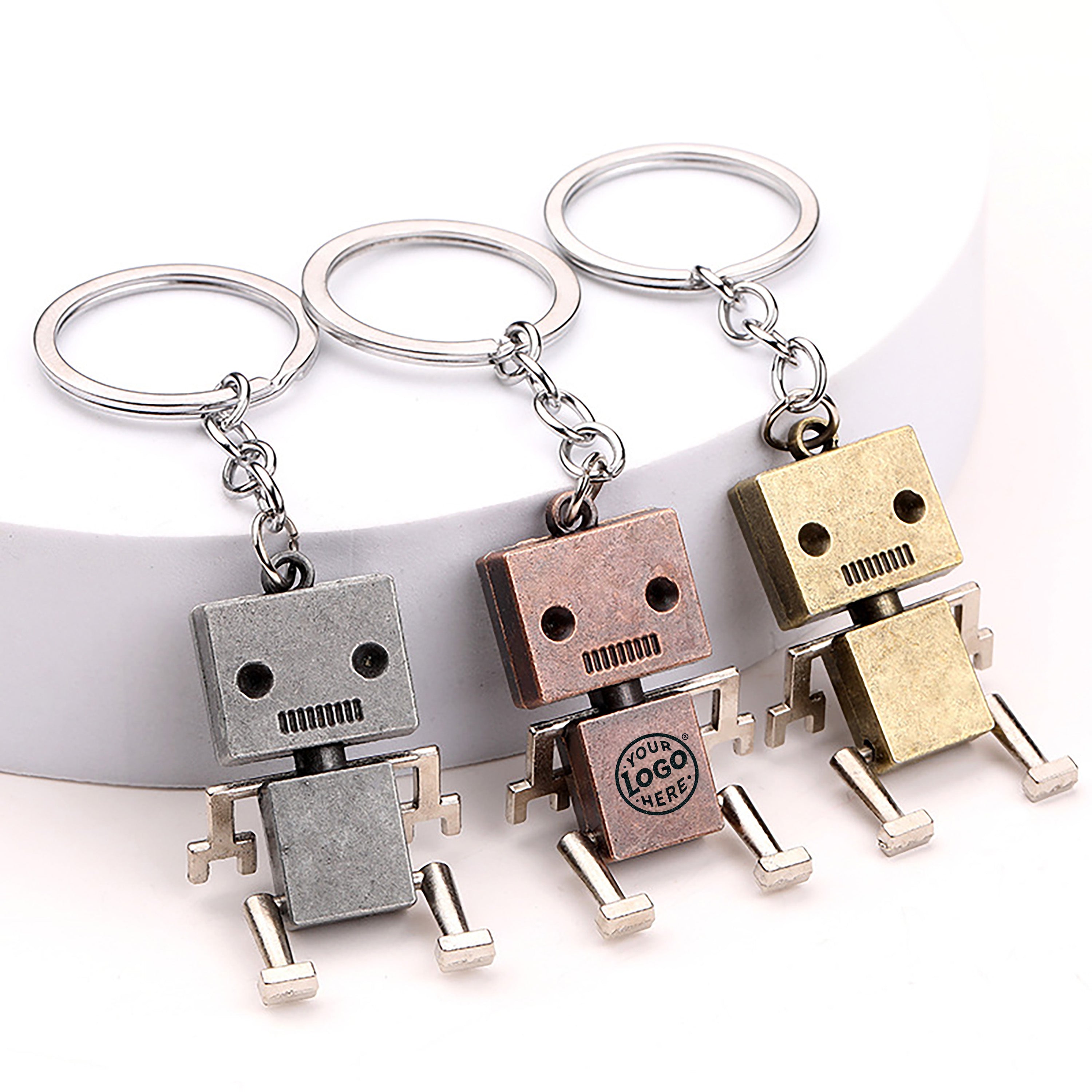 Vintage Robot Keychain
