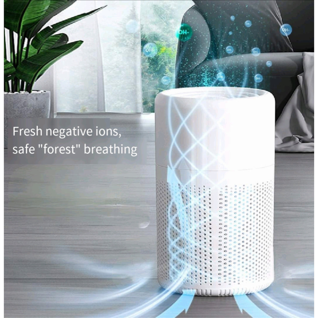 USB Powered Desktop Air Purifier For Smoke Removal