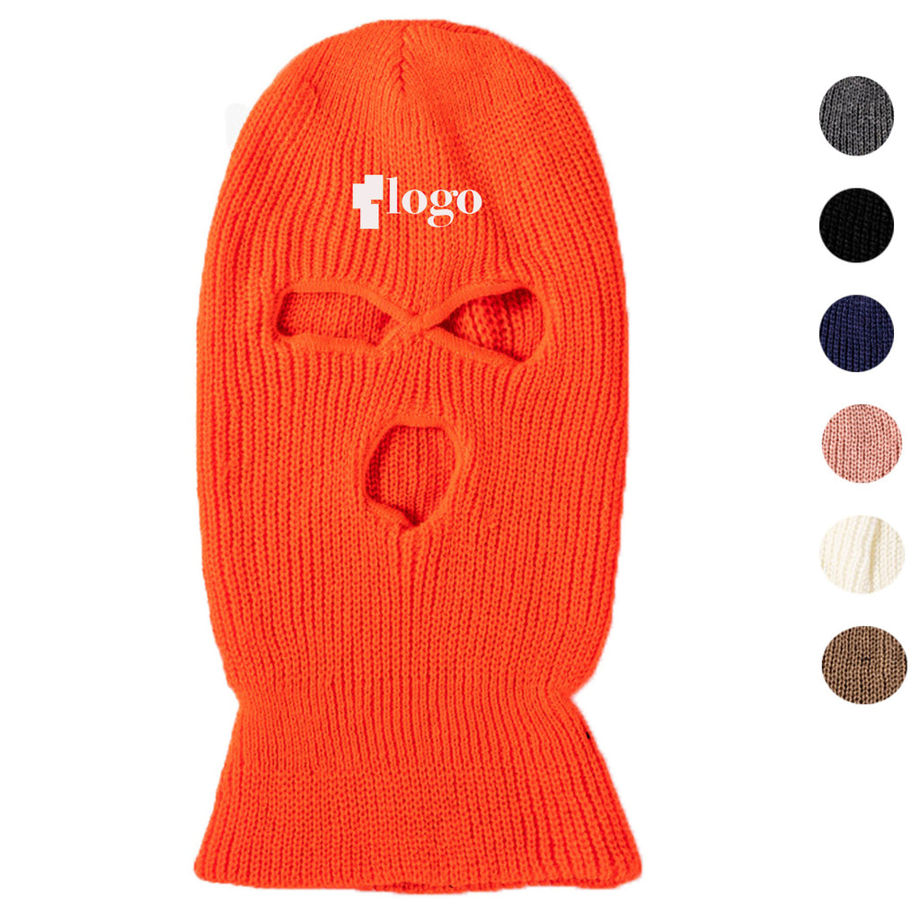 3-Hole Knitted Full Cover Ski Mask
