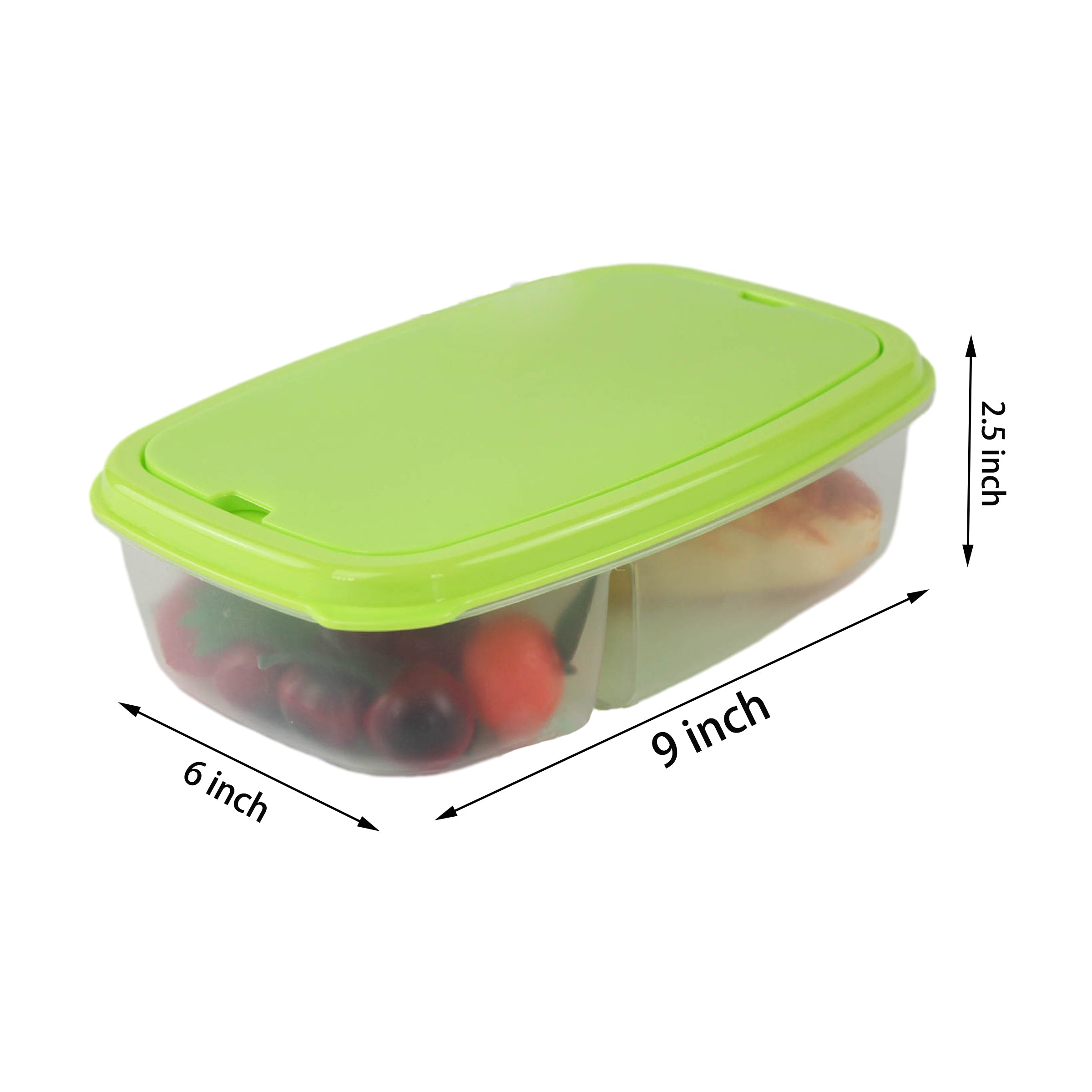 Lunch Boxes with Two Separate Compartments