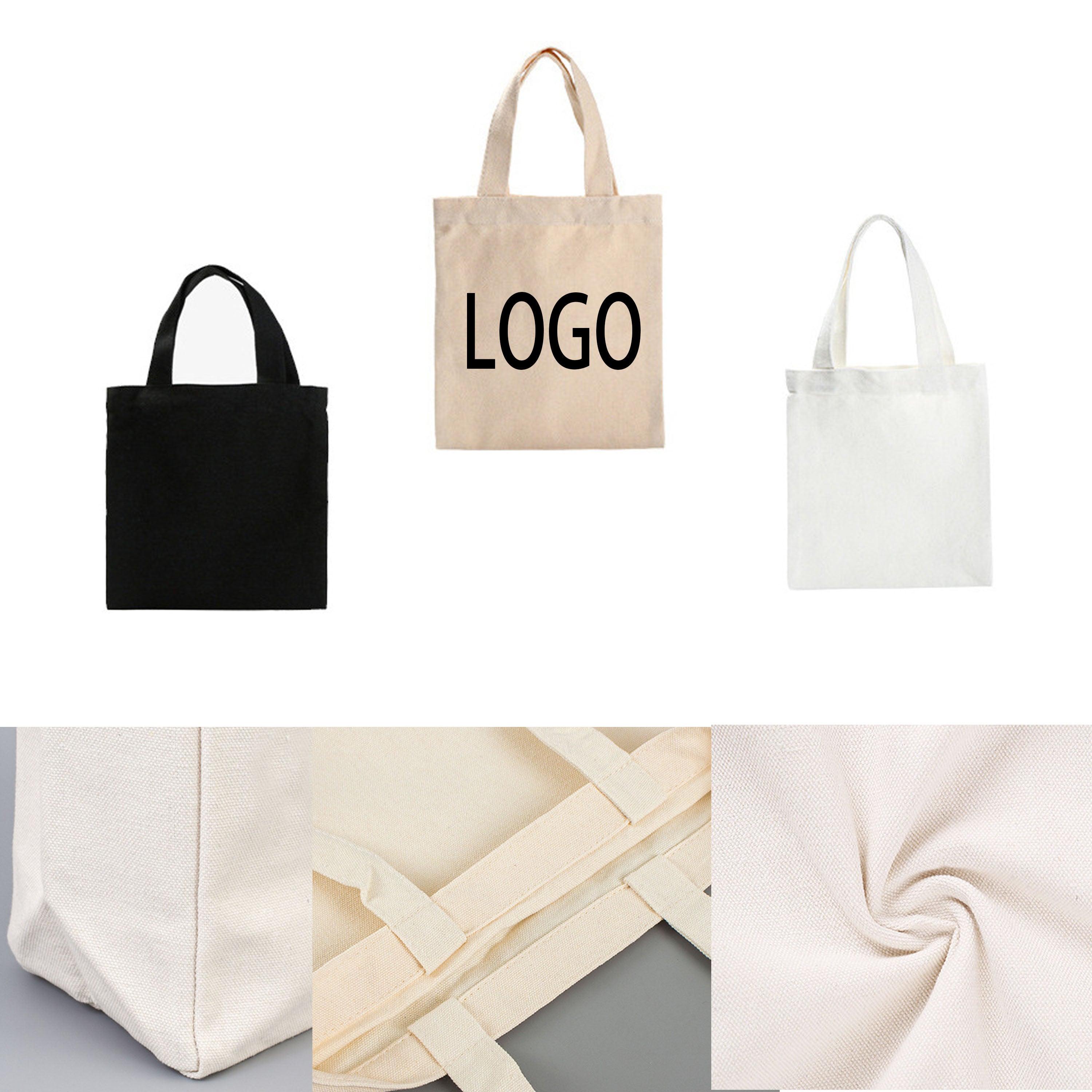 Customizable lLarge Capacity Canvas Bag For Students
