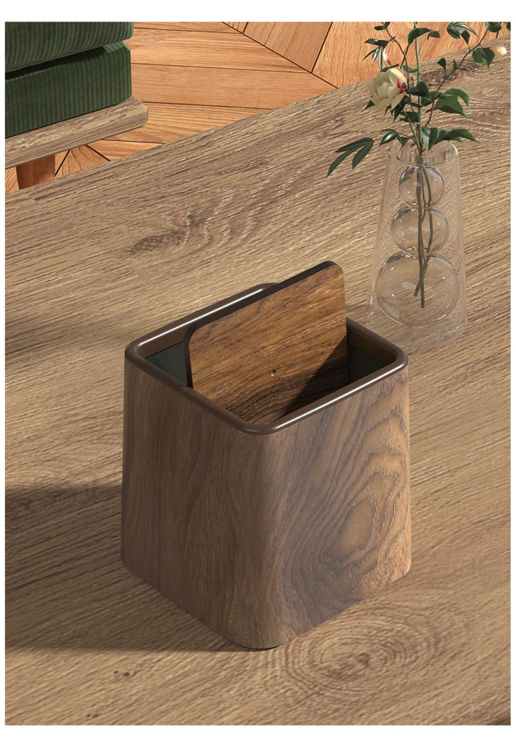 Desktop Wood-grain Storage Box