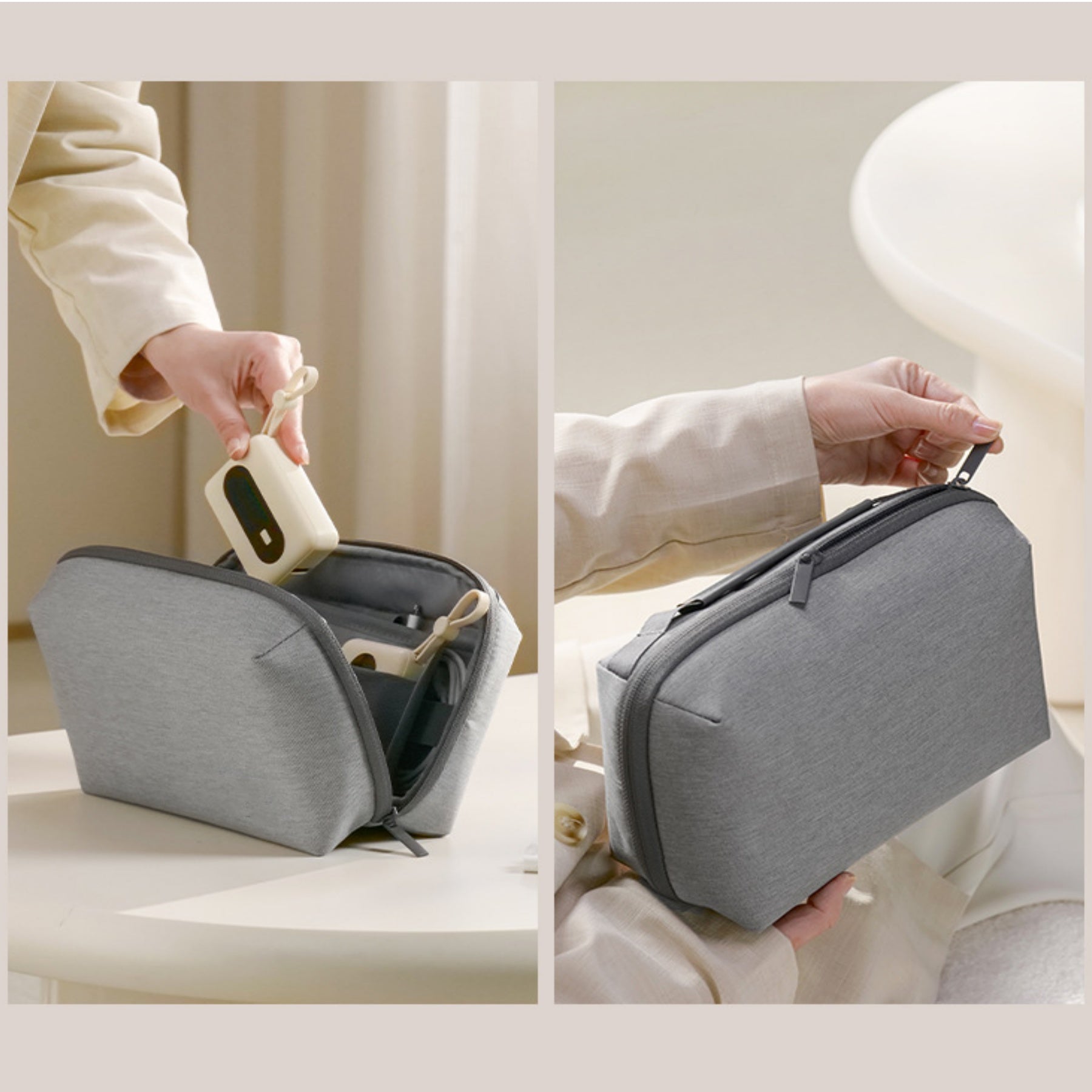 Handheld Data Cable Organizer Bag