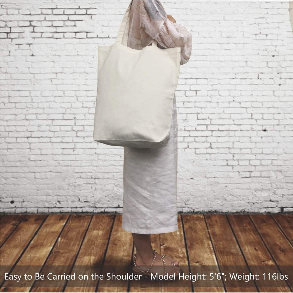 Custom Cotton Grocery Tote Bag