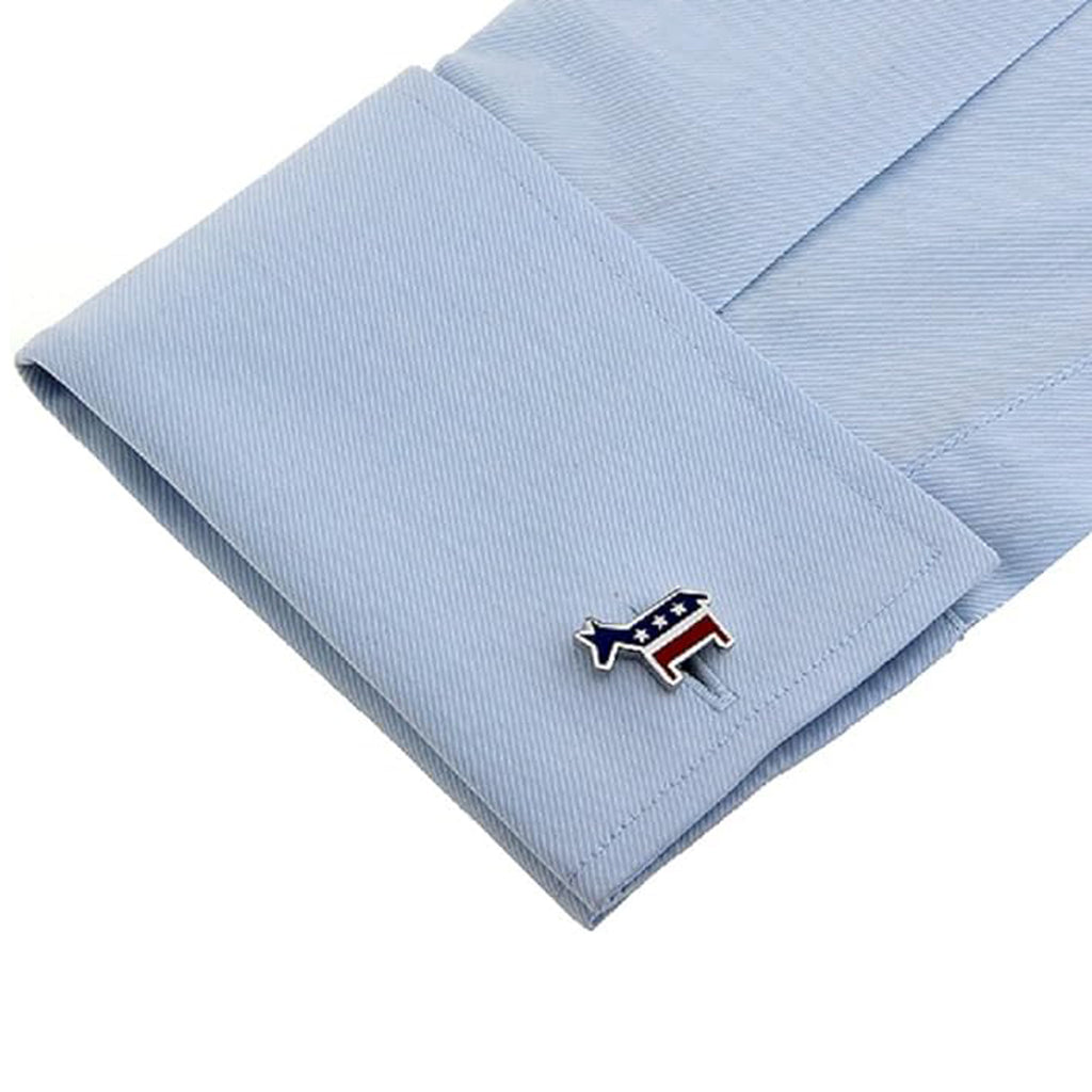 Cufflinks With Mascot Of The Democratic Party