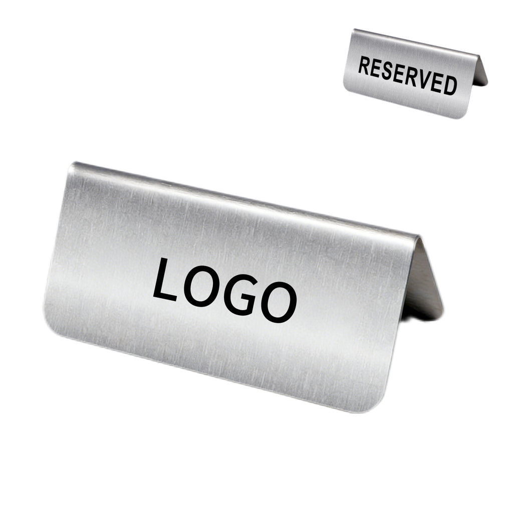 Stainless Steel Tabletop Sign