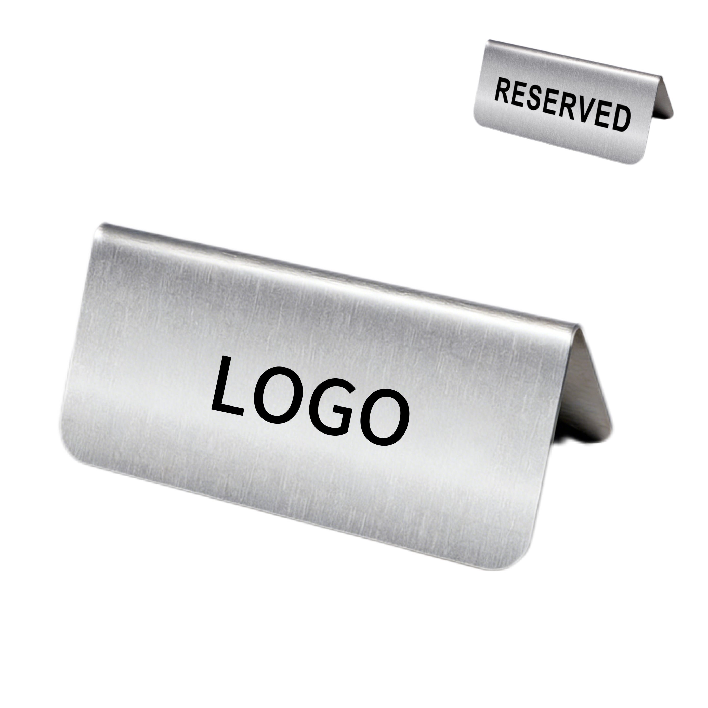 Stainless Steel Tabletop Sign