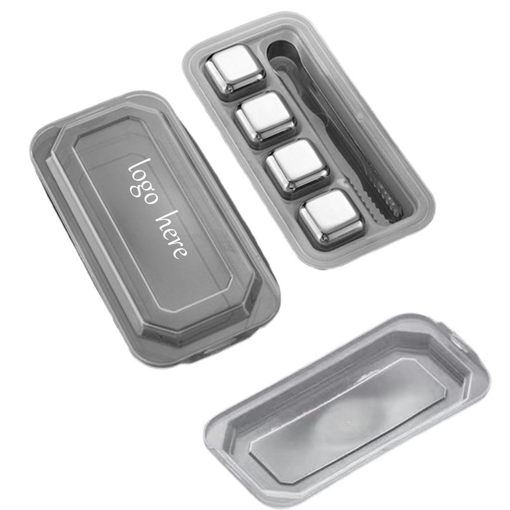 Four Square Stainless Steel Cooling Blocks with Clamp