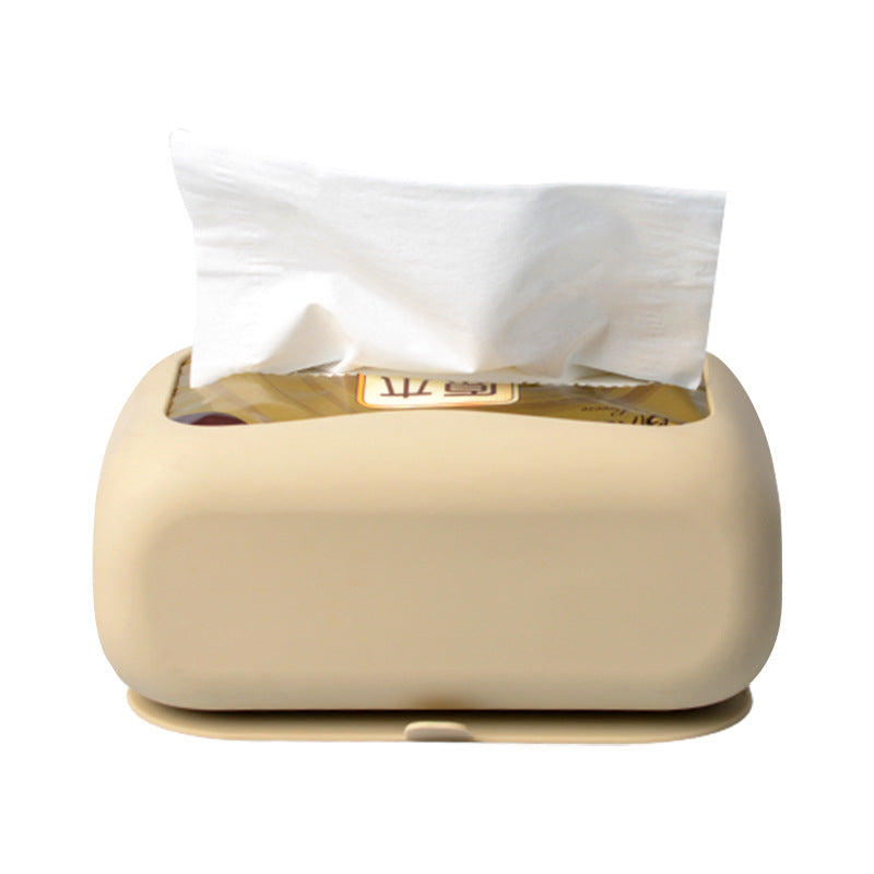 Convenient Drill Free Tissue Box with Silicone Suction Cups