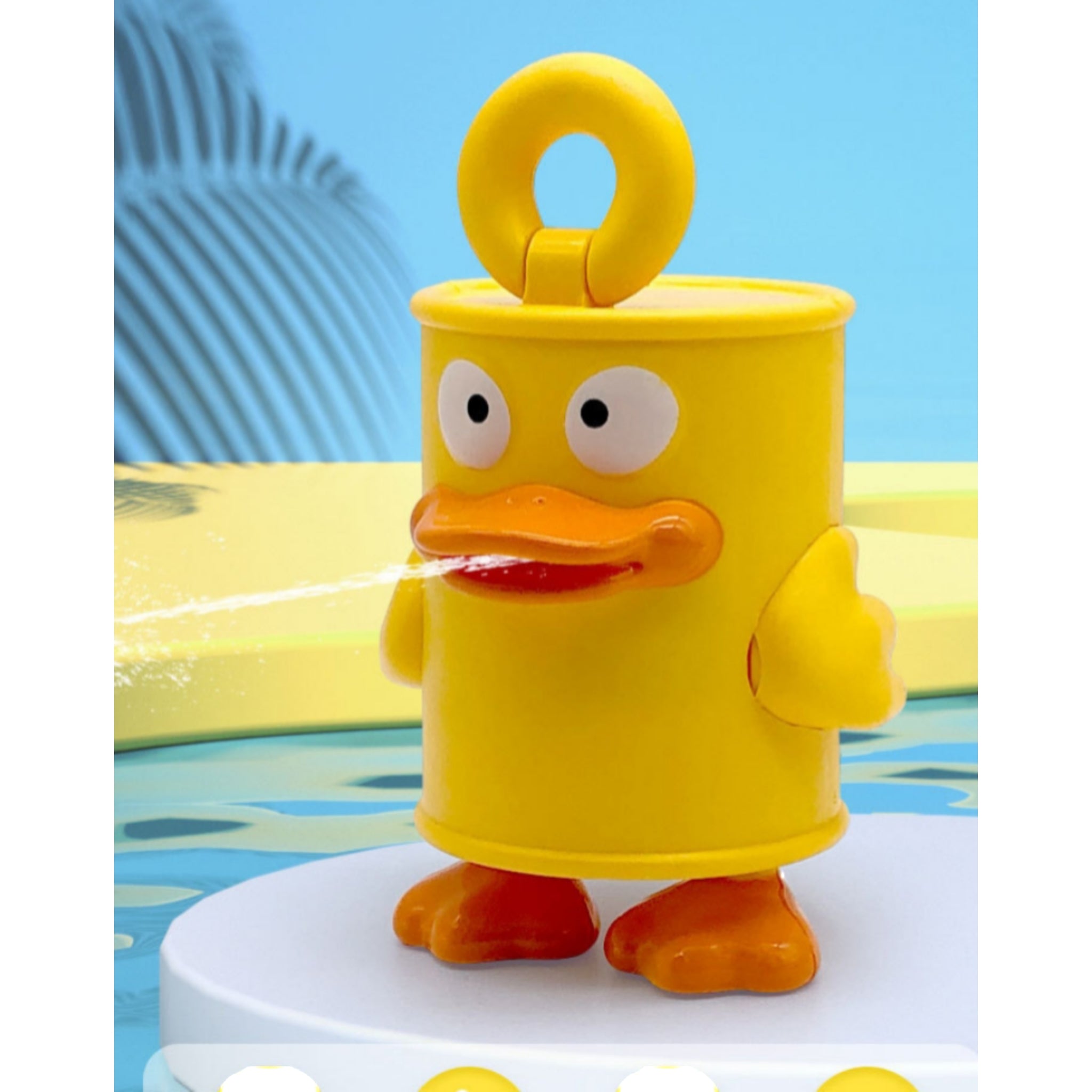 Duck-Shaped Can-Style Water-Spraying Toy