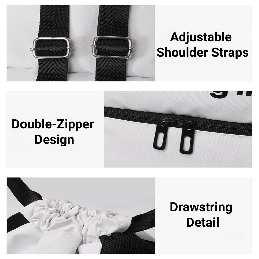 Stylish Minimalist Dry-Wet Separation Dual-Shoulder Backpack