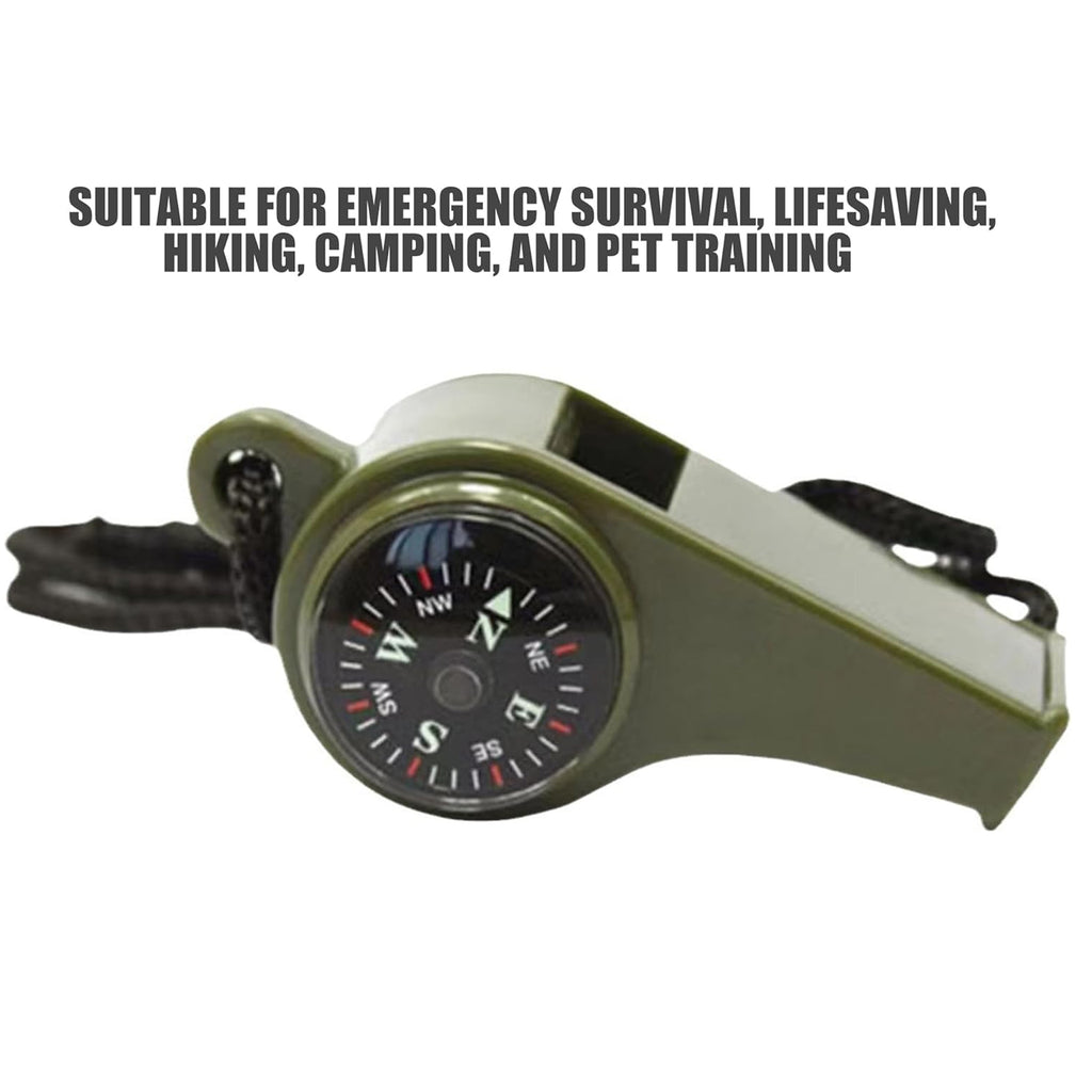 3-In-1 Outdoor Multi-Function Survival Whistle
