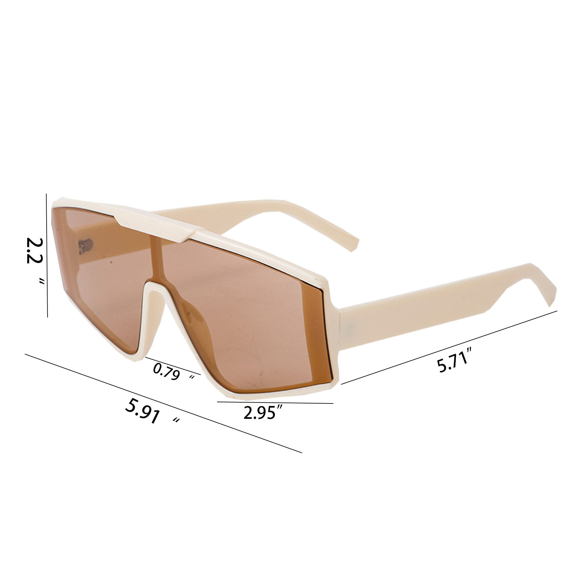 Bold Frame Punk Sunglasses