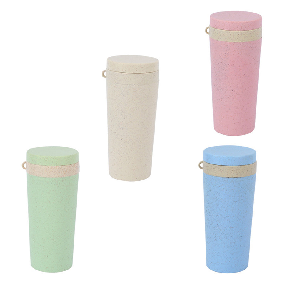 11oz Wheat Straw Sports Carry Mug