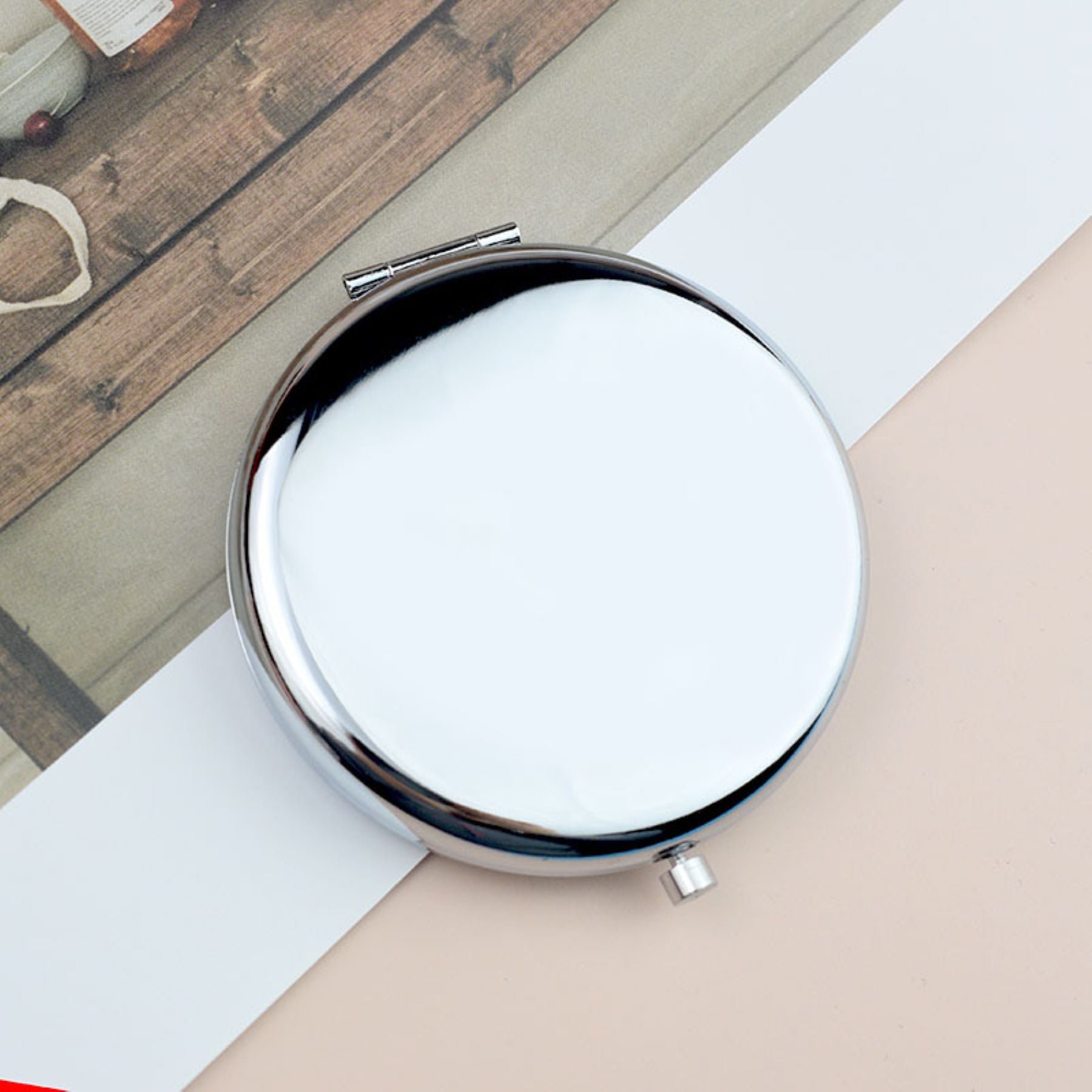 Folding Double-Sided Makeup Mirror