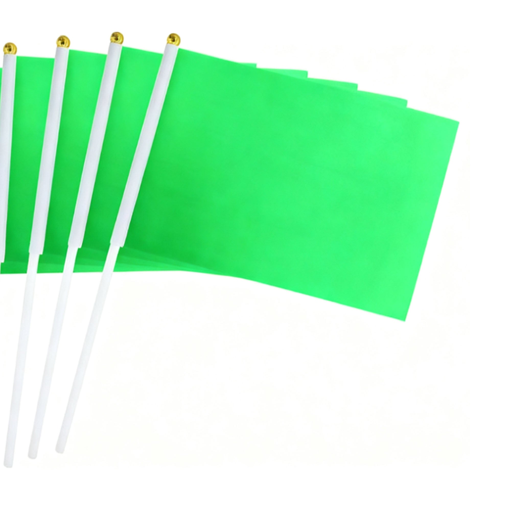Solid Color Handheld Polyester Hand Waving Flag