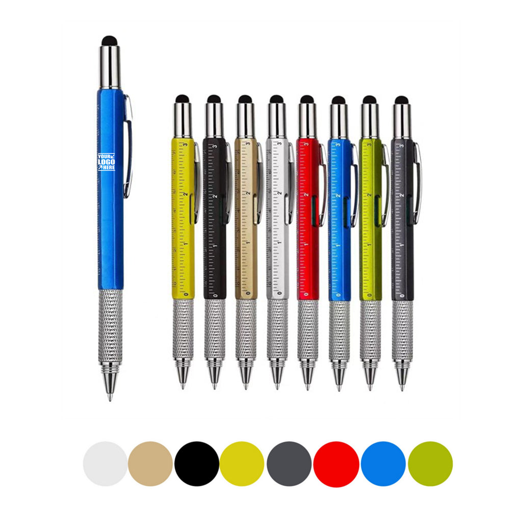 Multifunction 6 In 1 Tool Pen With Ruler