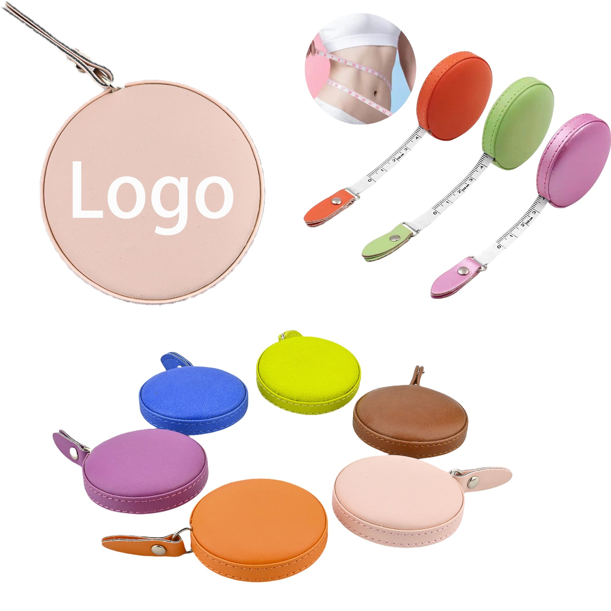 PU Round Leather Tape Measure