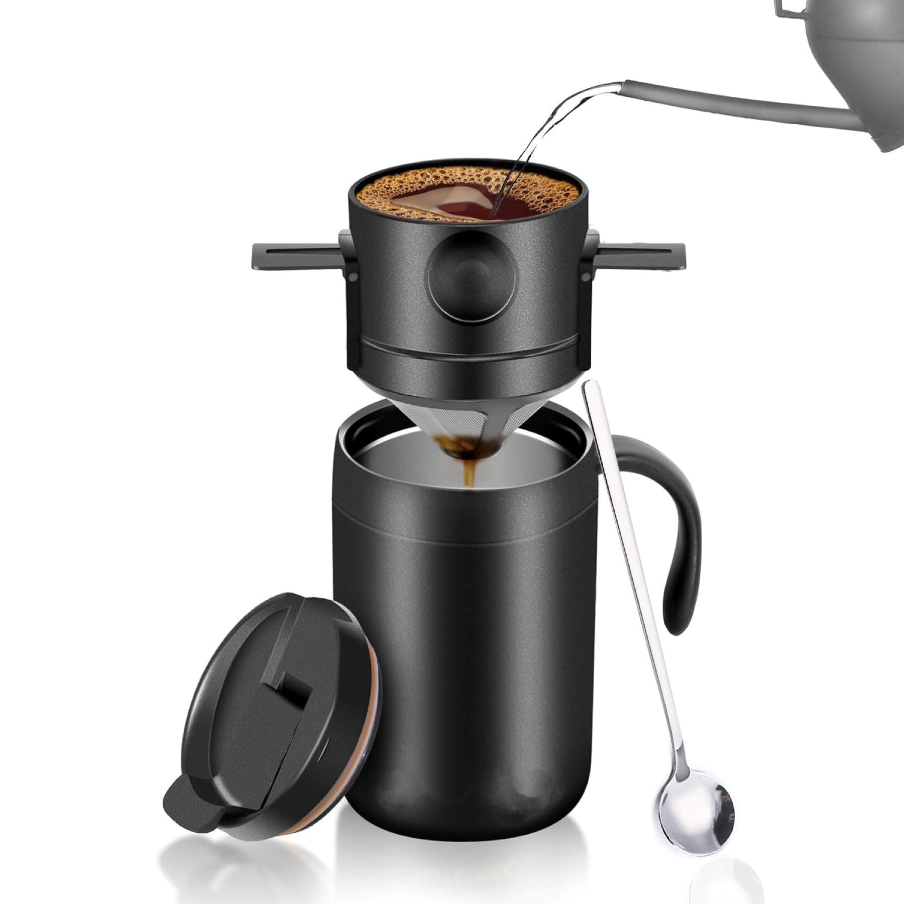 17 Oz Portable Coffee Brewing Set