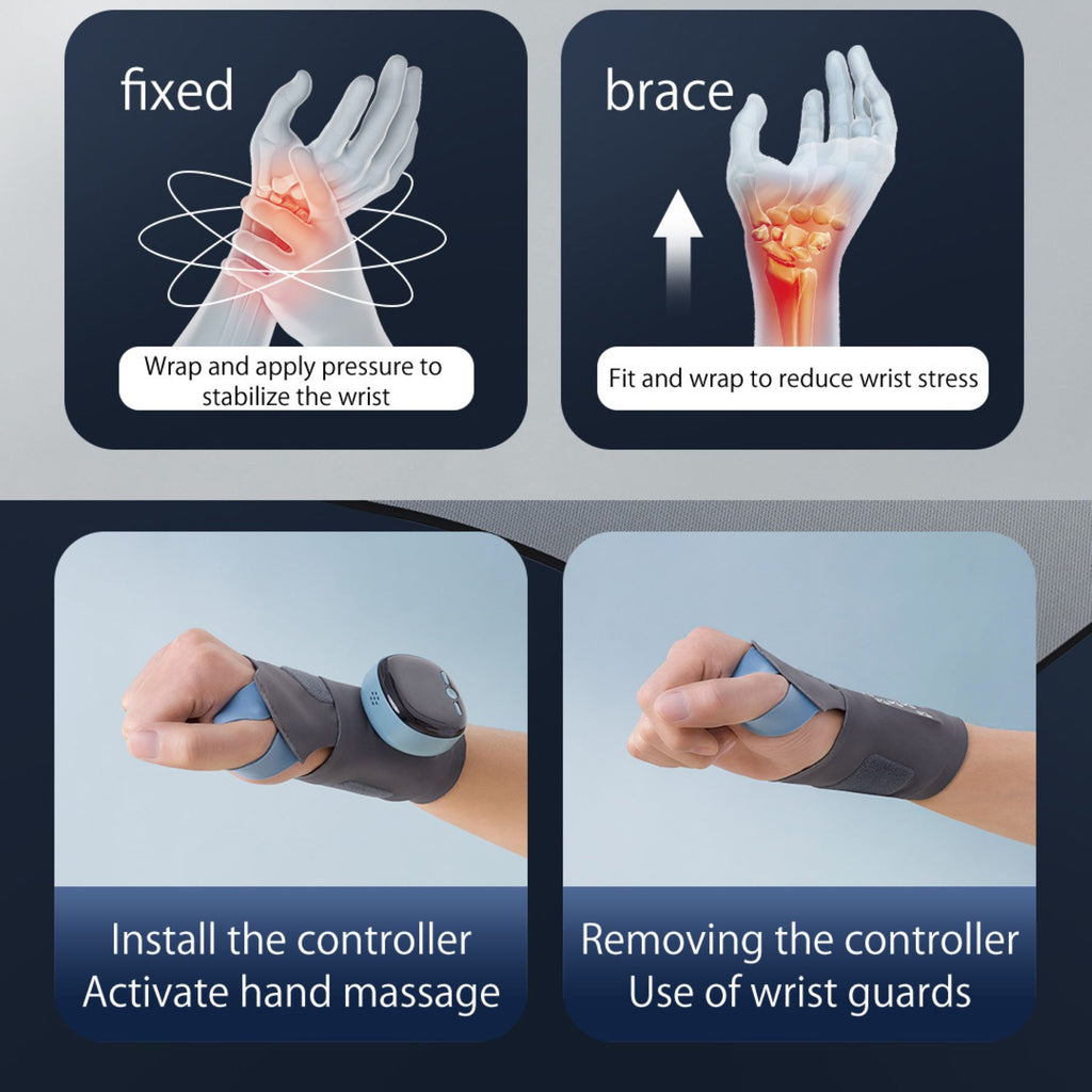 Heating and Massaging Wrist Protective Gear