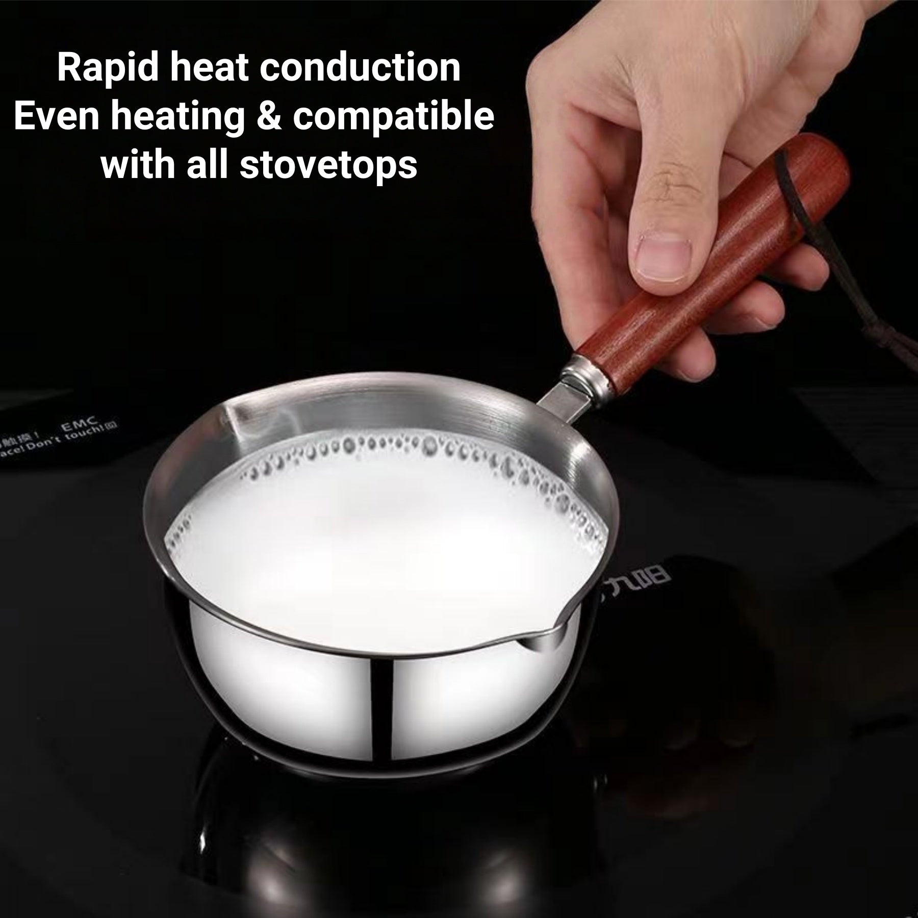 Stainless Steel Multipurpose Mini Oil Splashing Pot