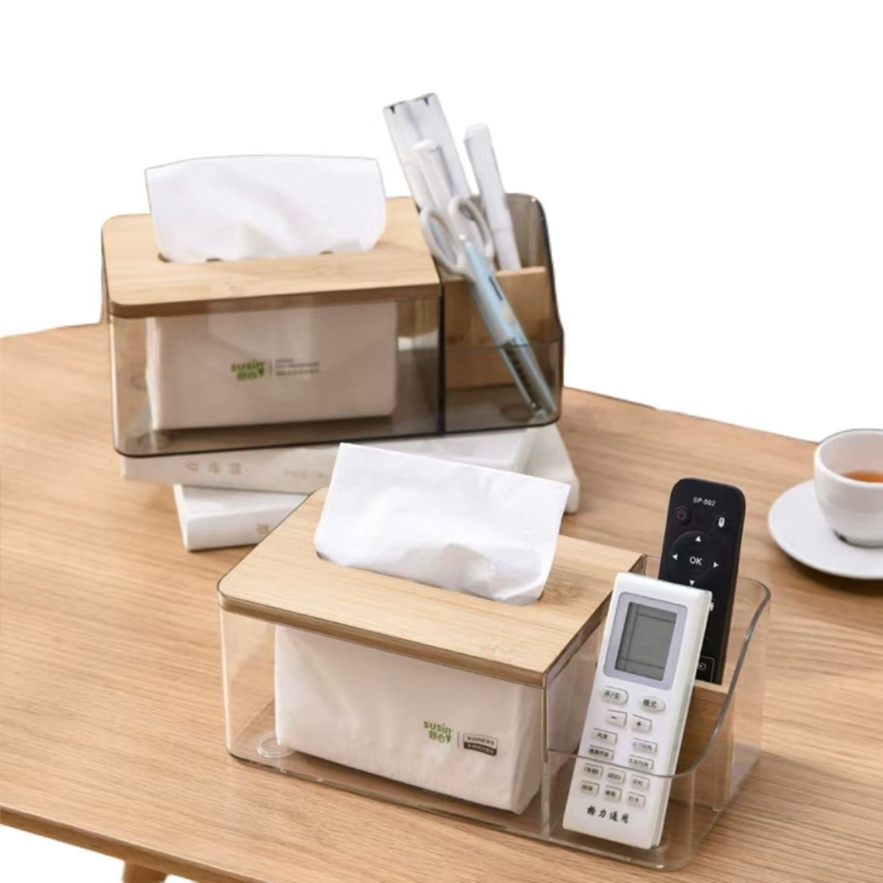 Transparent Tissue Box