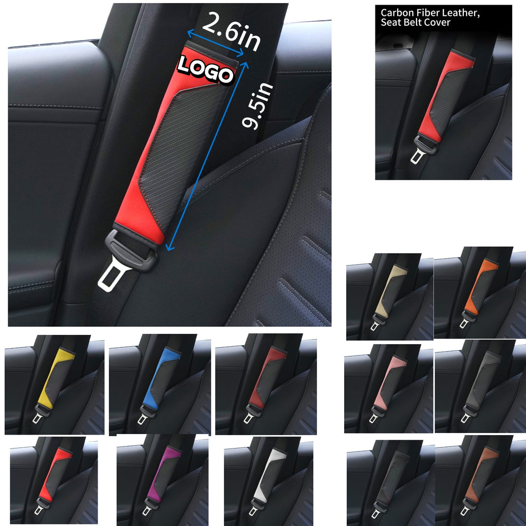 Leather Car Seat Belt Cover