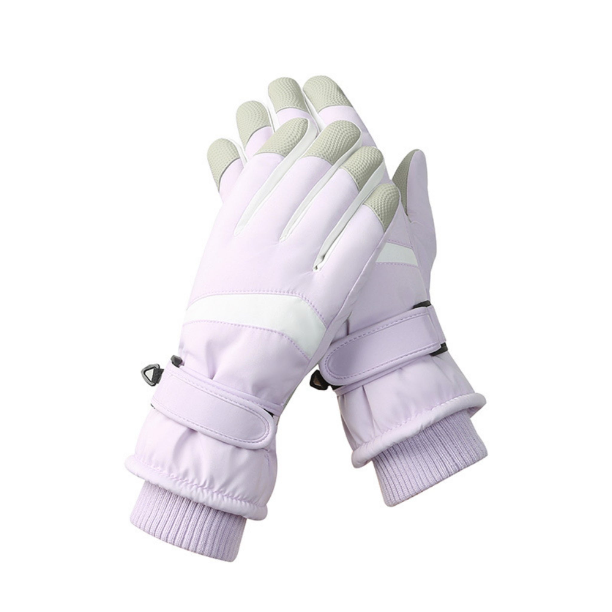 Ski Gloves Ten Finger Touchscreen Grip Tech Cashmere Lined