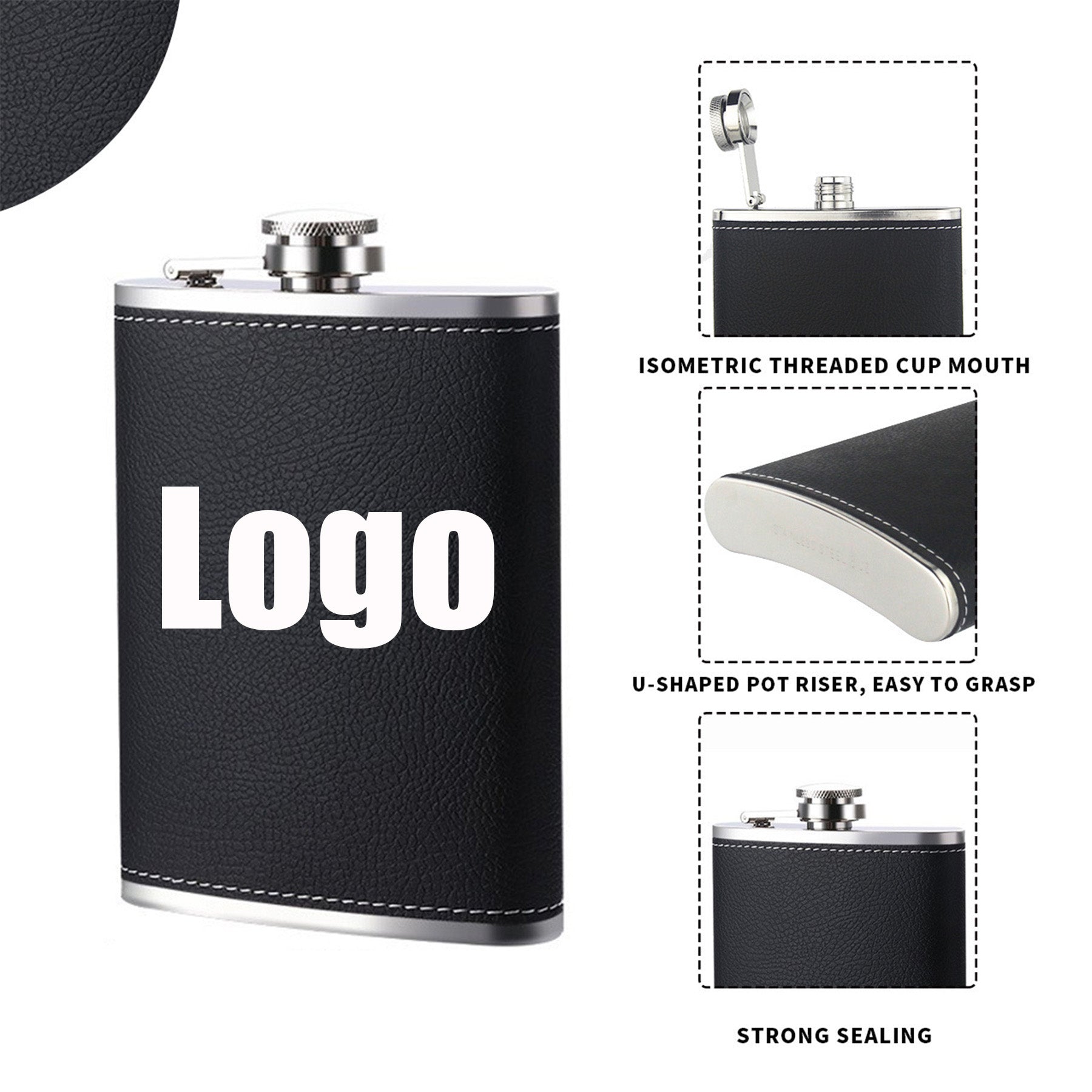 Stainless Steel Portable Carry On Outdoor Wine Bottle