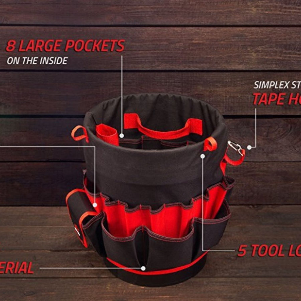 Oxford Fabric Bucket Tool Storage Bag