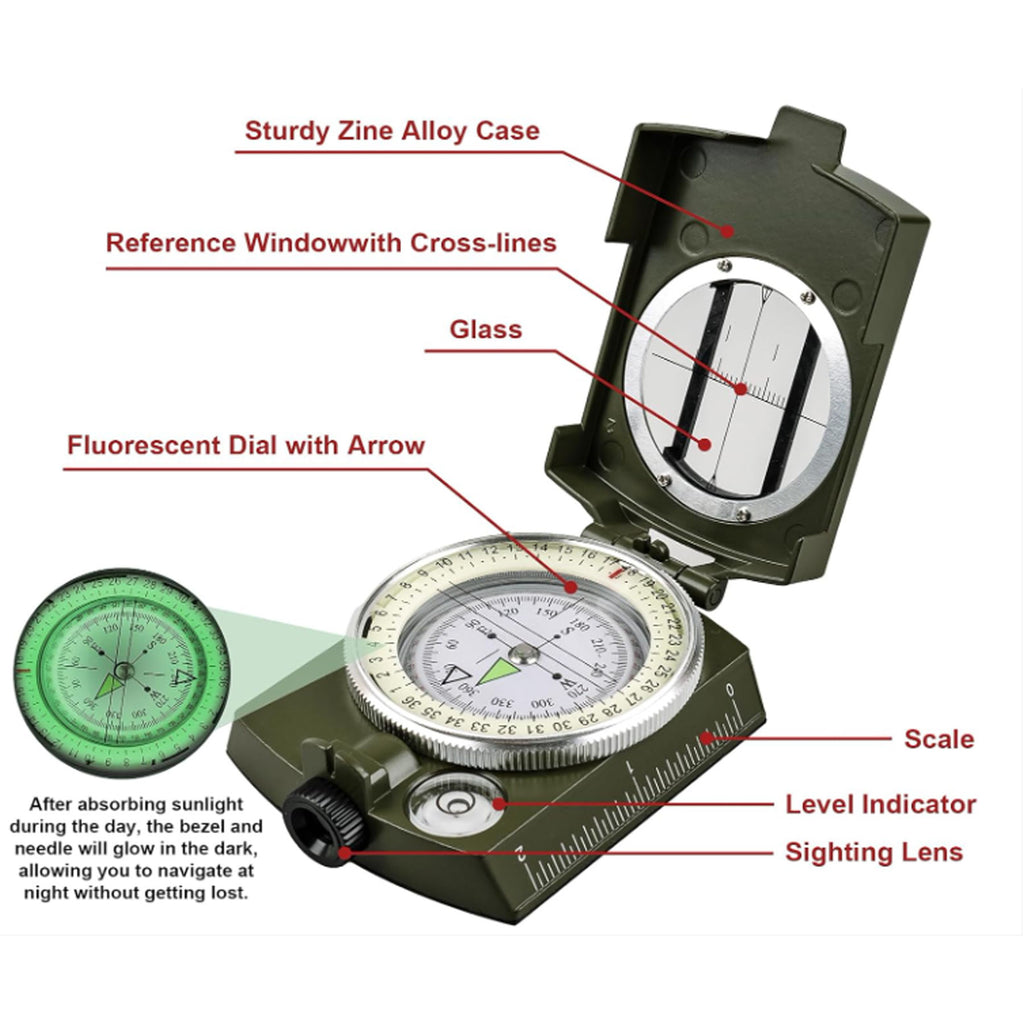 Wilderness Survival Compass