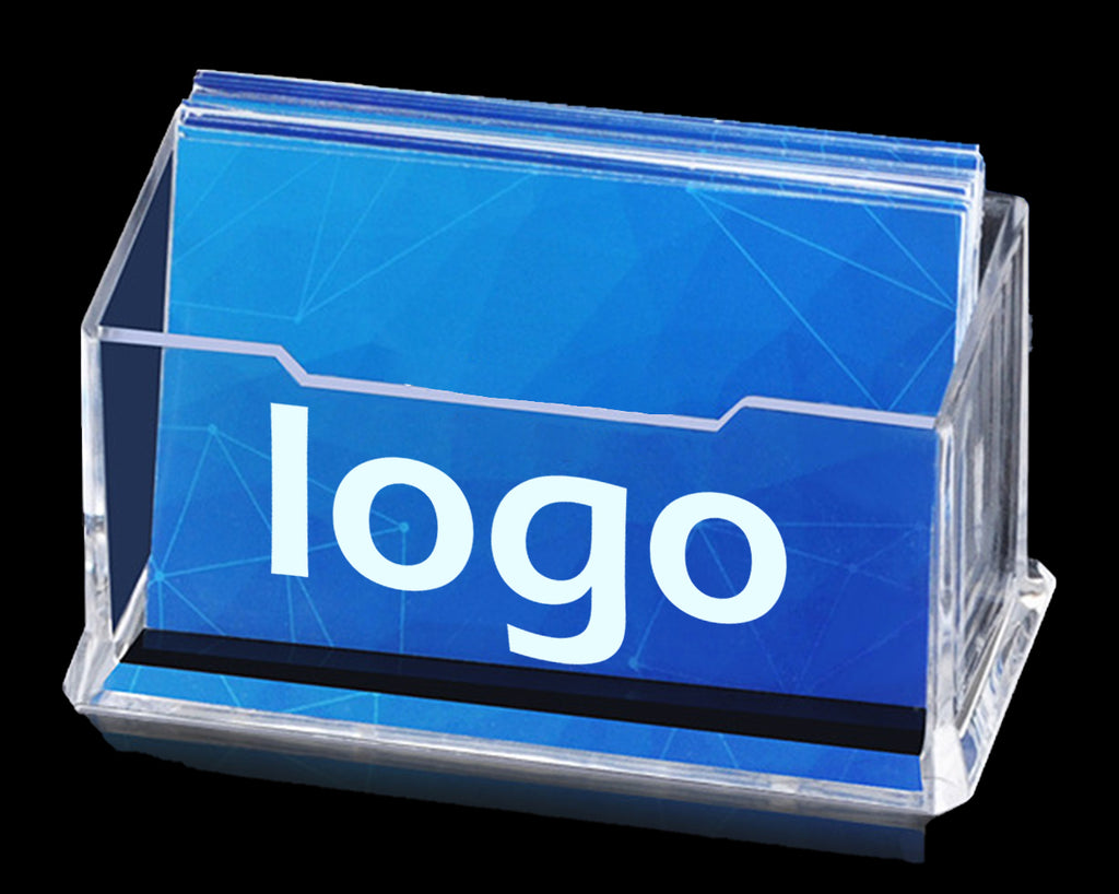 Transparent Single -Layer Plastic Business Card Holder