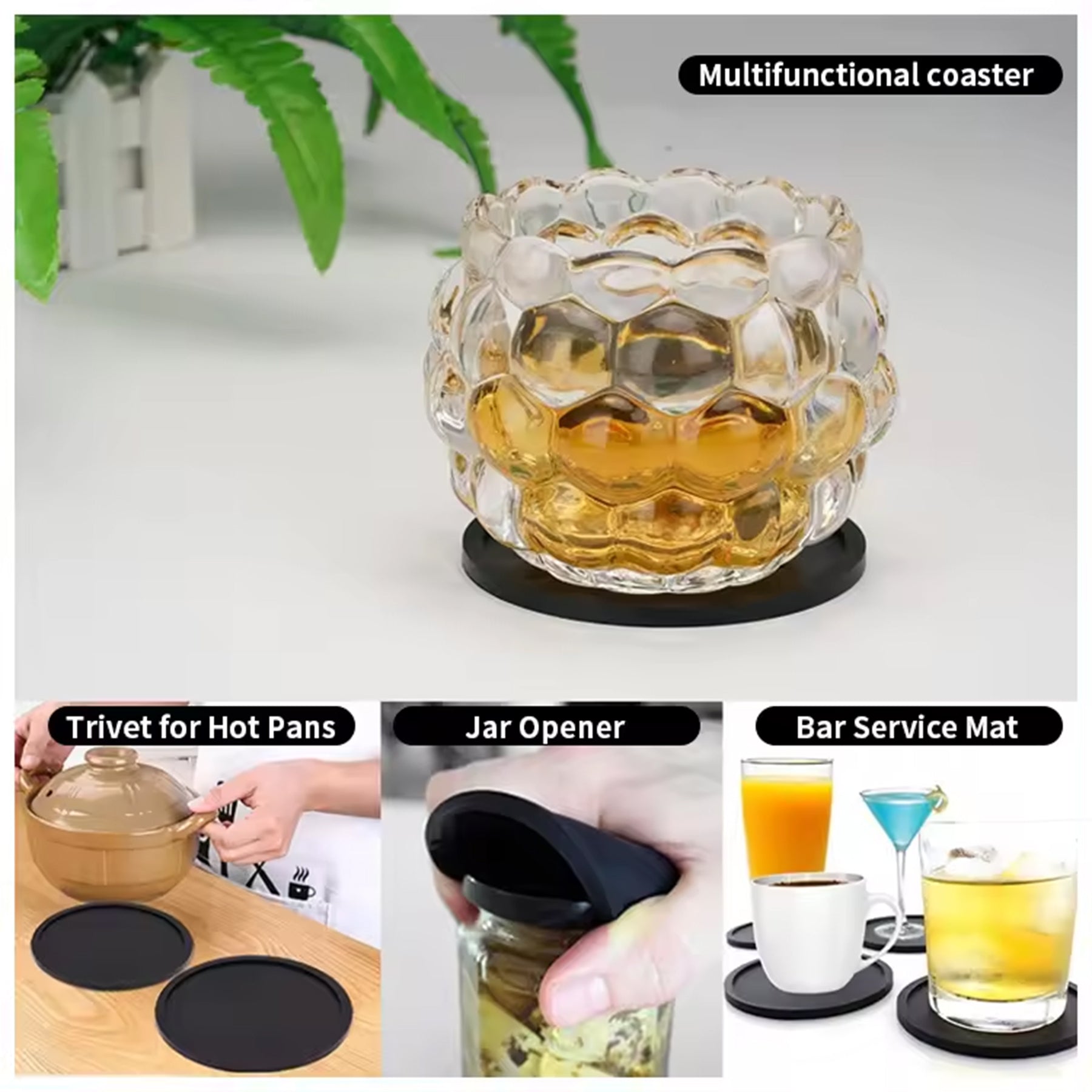 Round Silicone Coaster