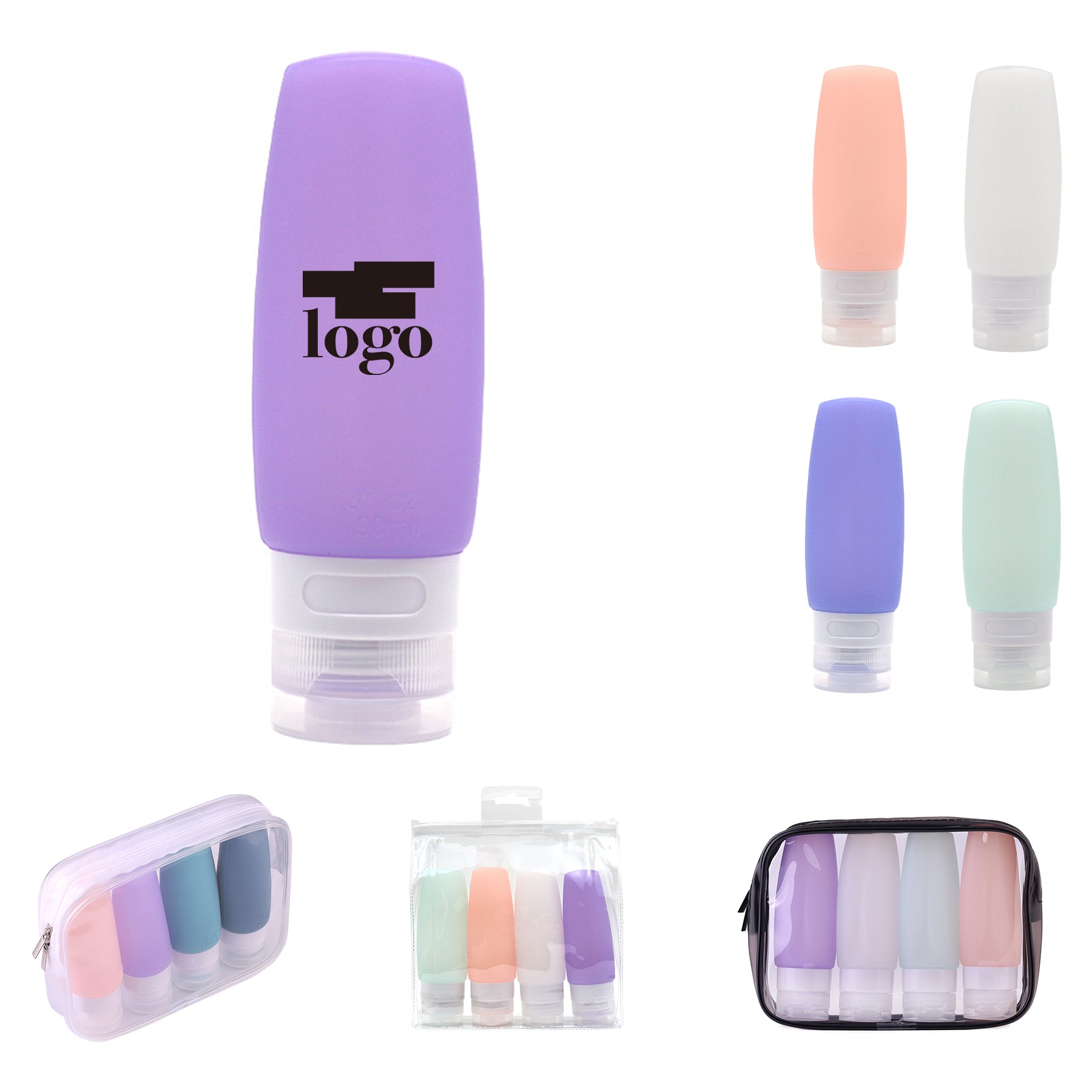 Cosmetic Squeeze Silicone Bottles