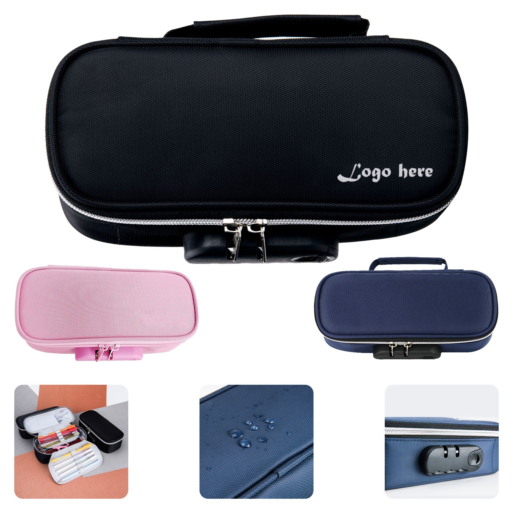 Pencil Case With A Combination Lock
