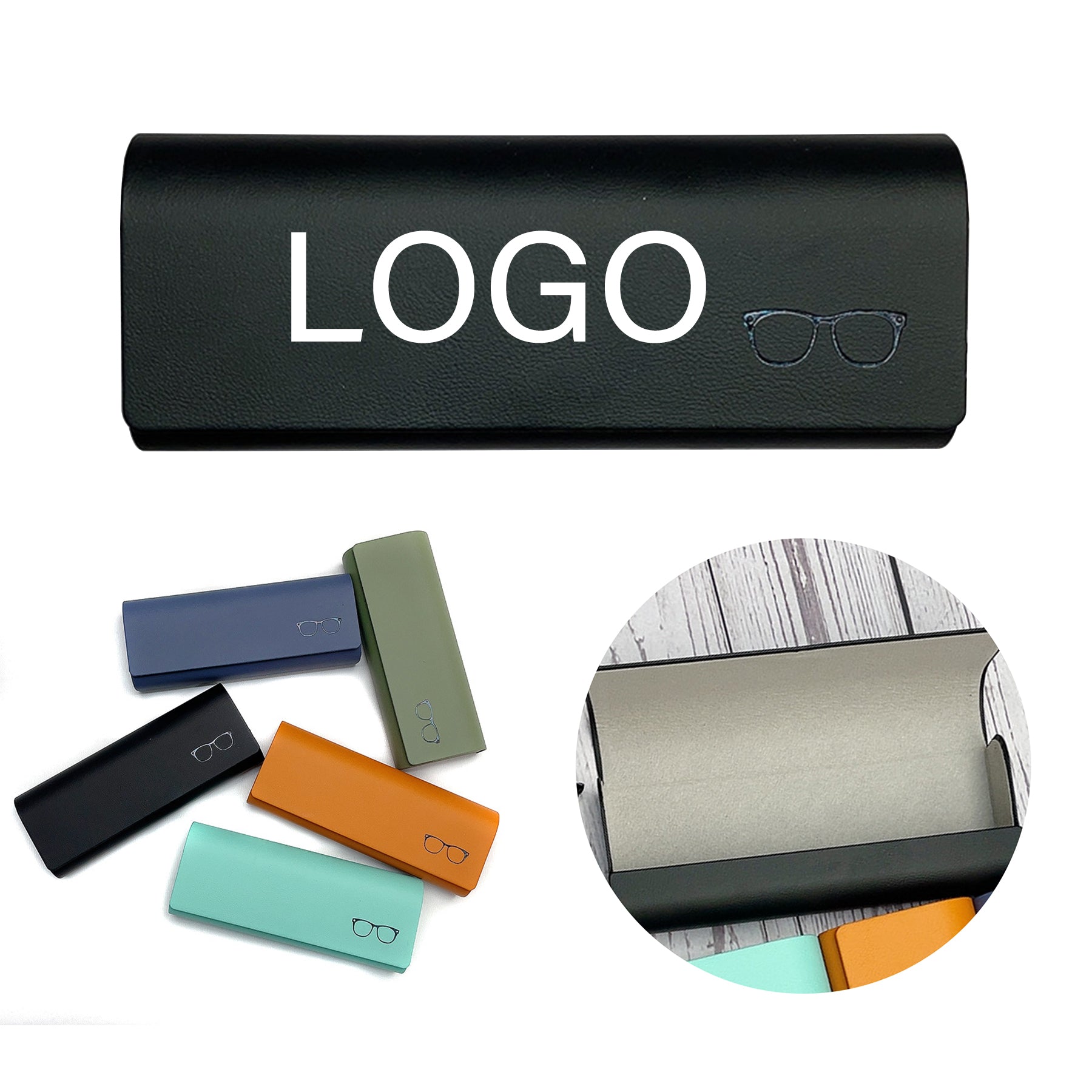 Foldable Glasses Case With Magnetic Closure