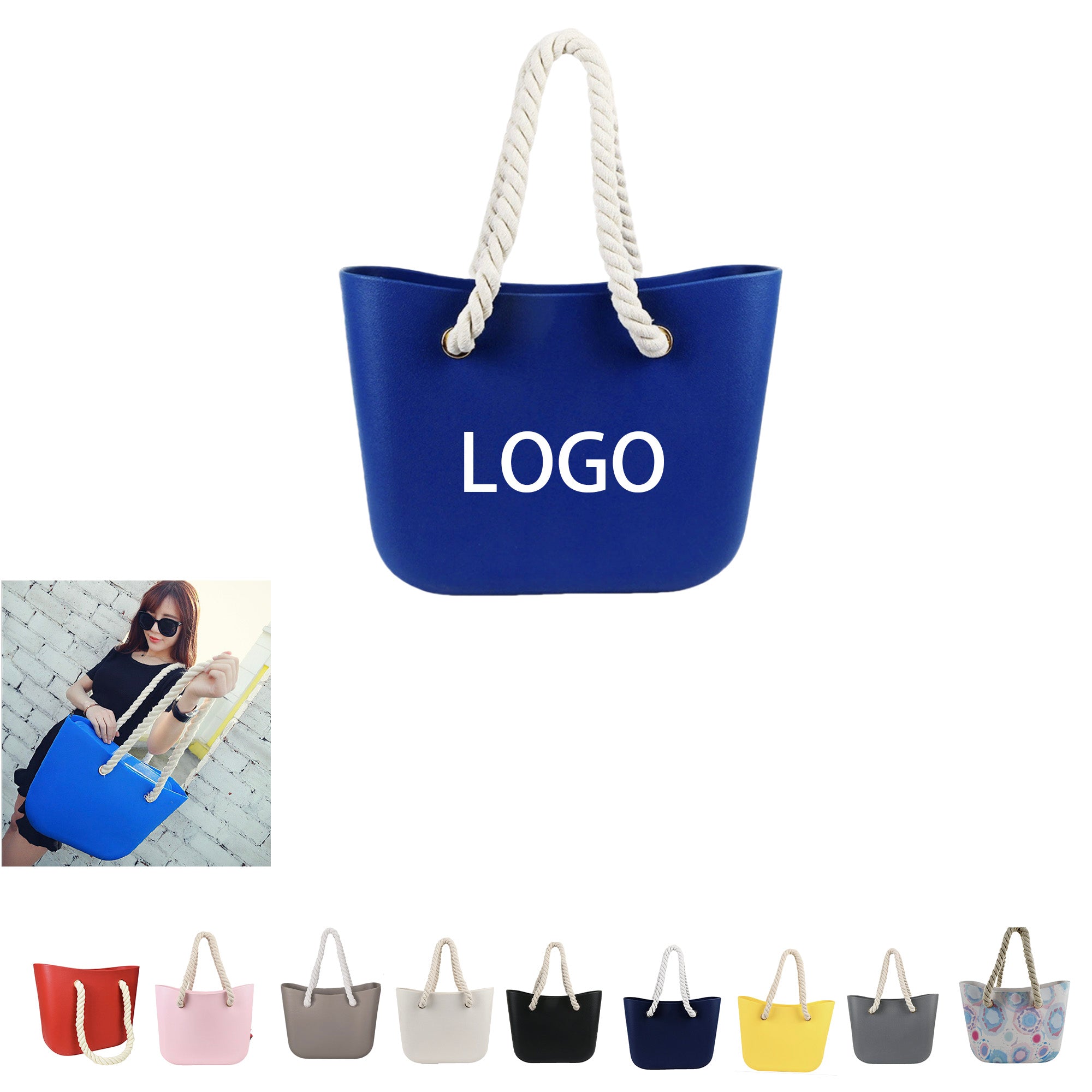 High Quality Silicone Candy Colored Beach Bag