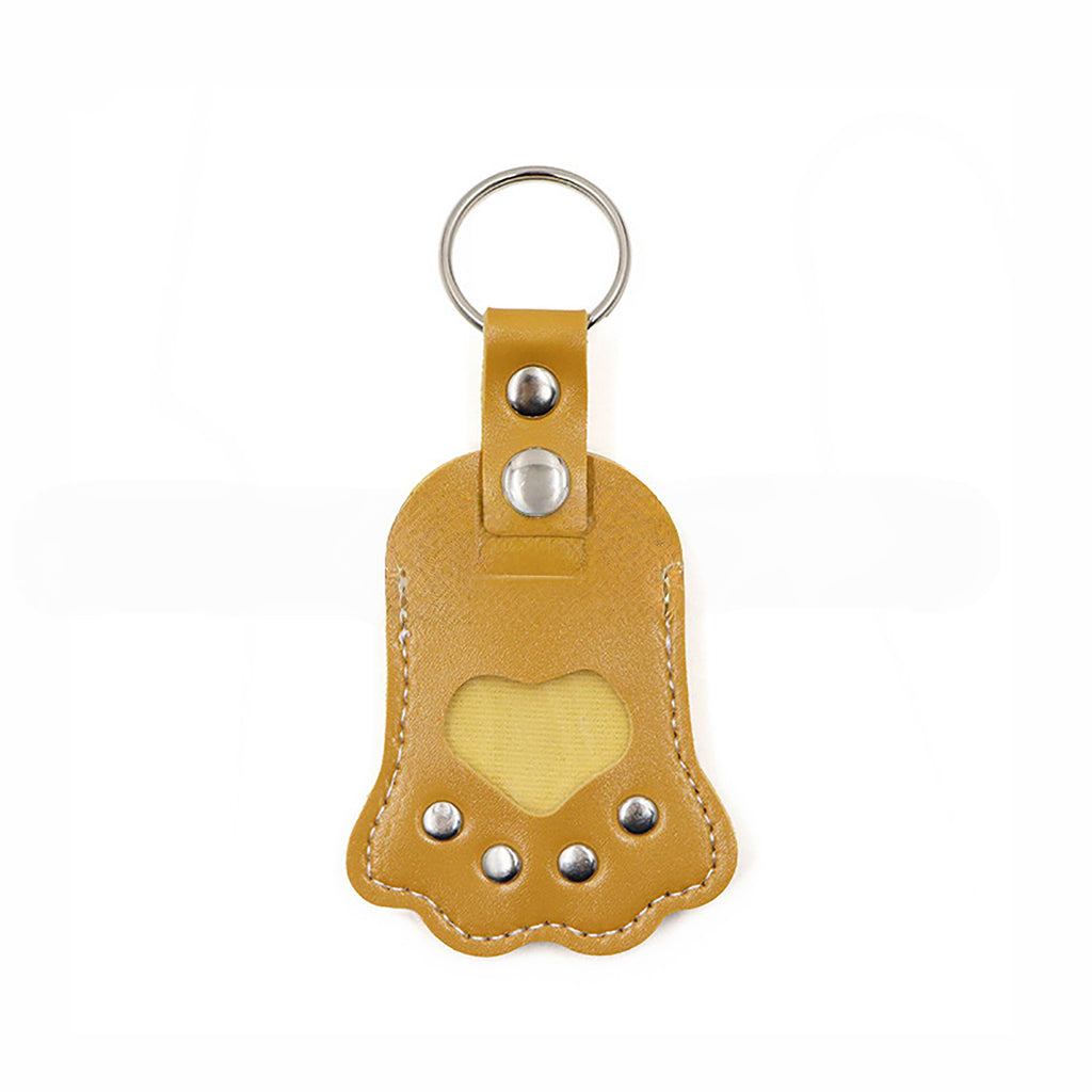 Pet Photo Leather Key Chain For Storage