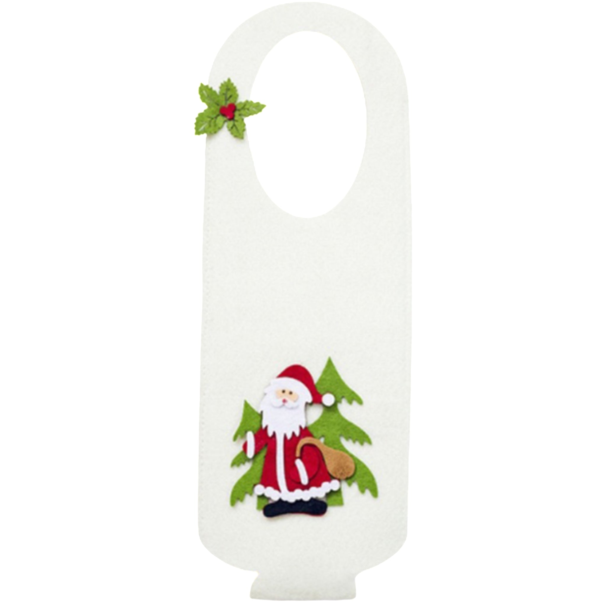 Christmas Felt Wine Bag
