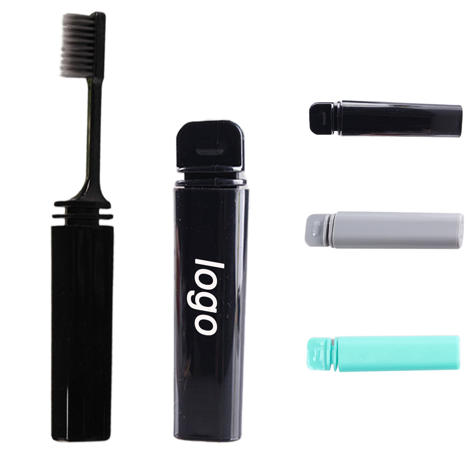 Folding Portable Carry-on Toiletries Soft Bristle Toothbrush