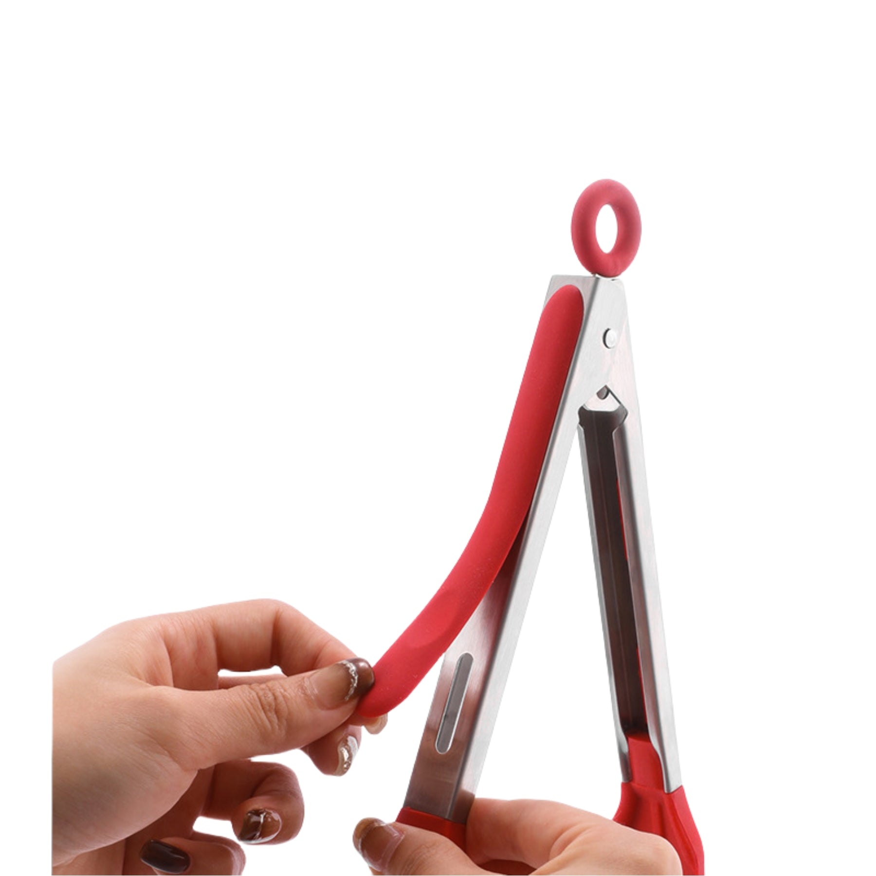 Kitchen Silicone Tongs With Silicone Hanging Hole